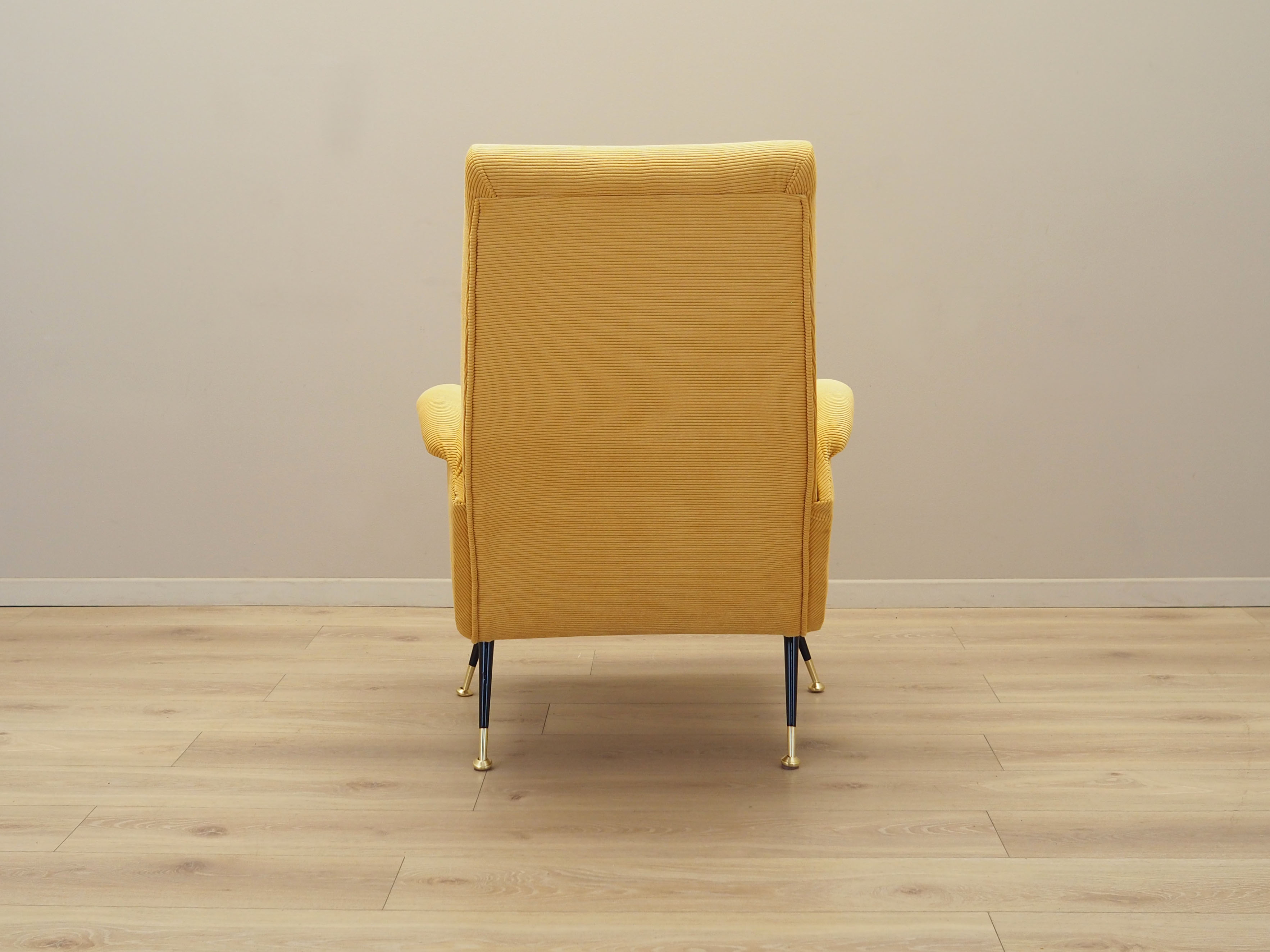 Yellow armchair, Italian design, 70s, Production: Italy