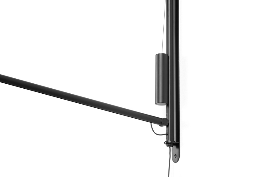 Fifty Fifty Wandleuchte Schwarz