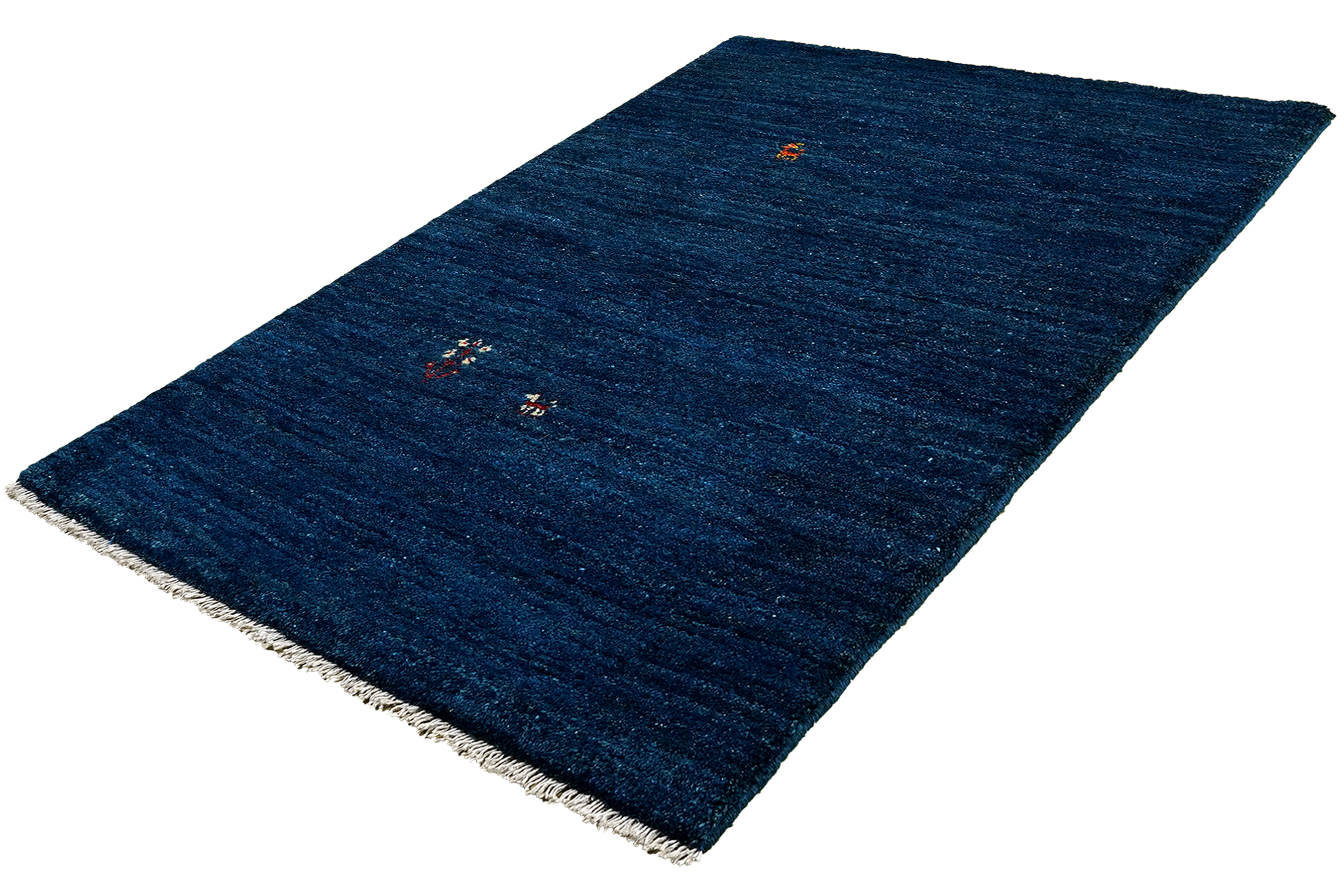 Rizbaf Gabbeh-Teppich Wolle Blau