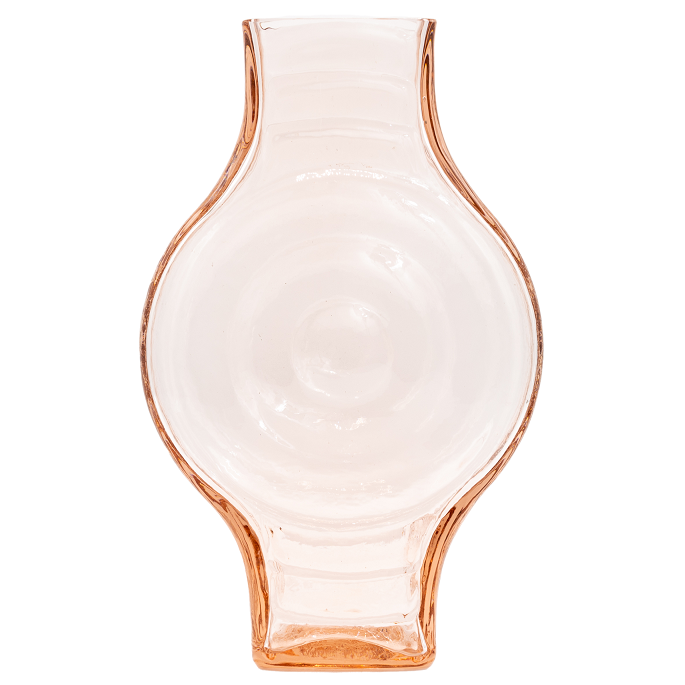 Infinite Round Vase Glas Pink