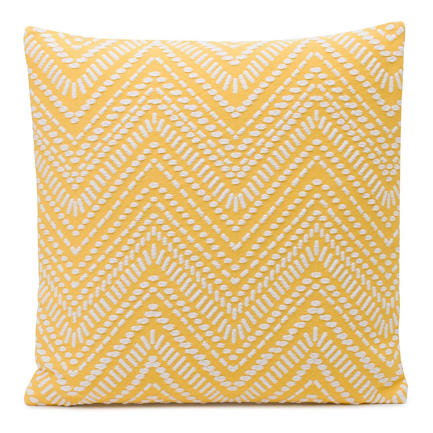 Manduro Kissenhülle Polyester Baumwolle Senfgelb 40 x 40 cm
