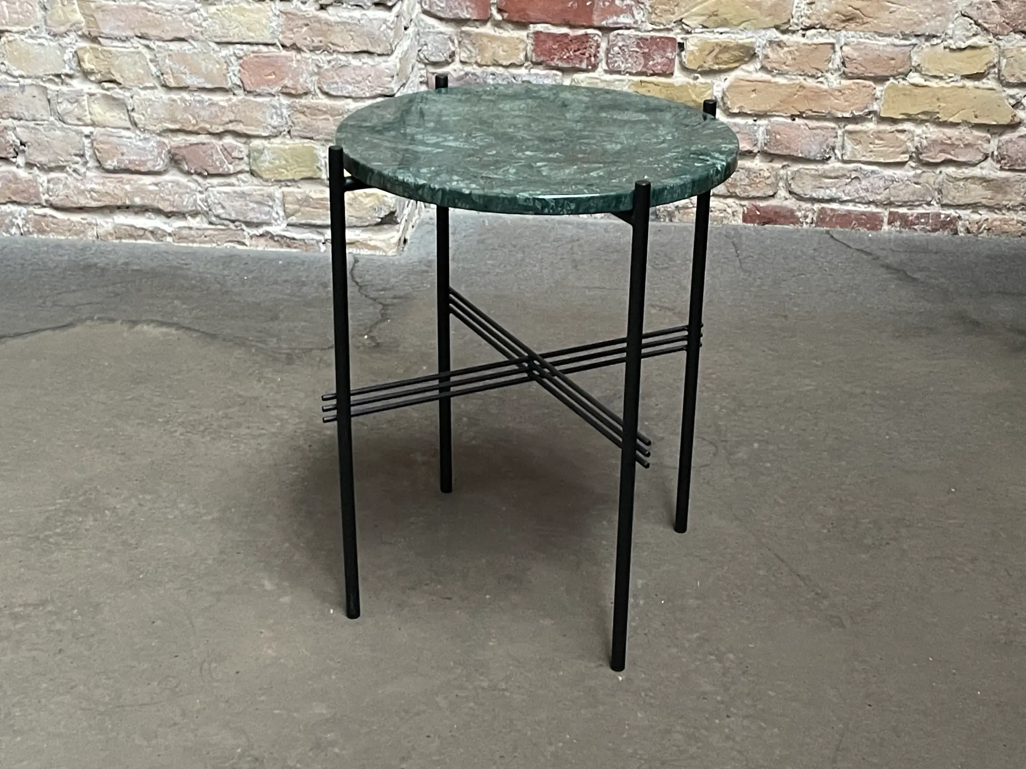 TS Side Table Beistelltisch Marmor Metall Grün