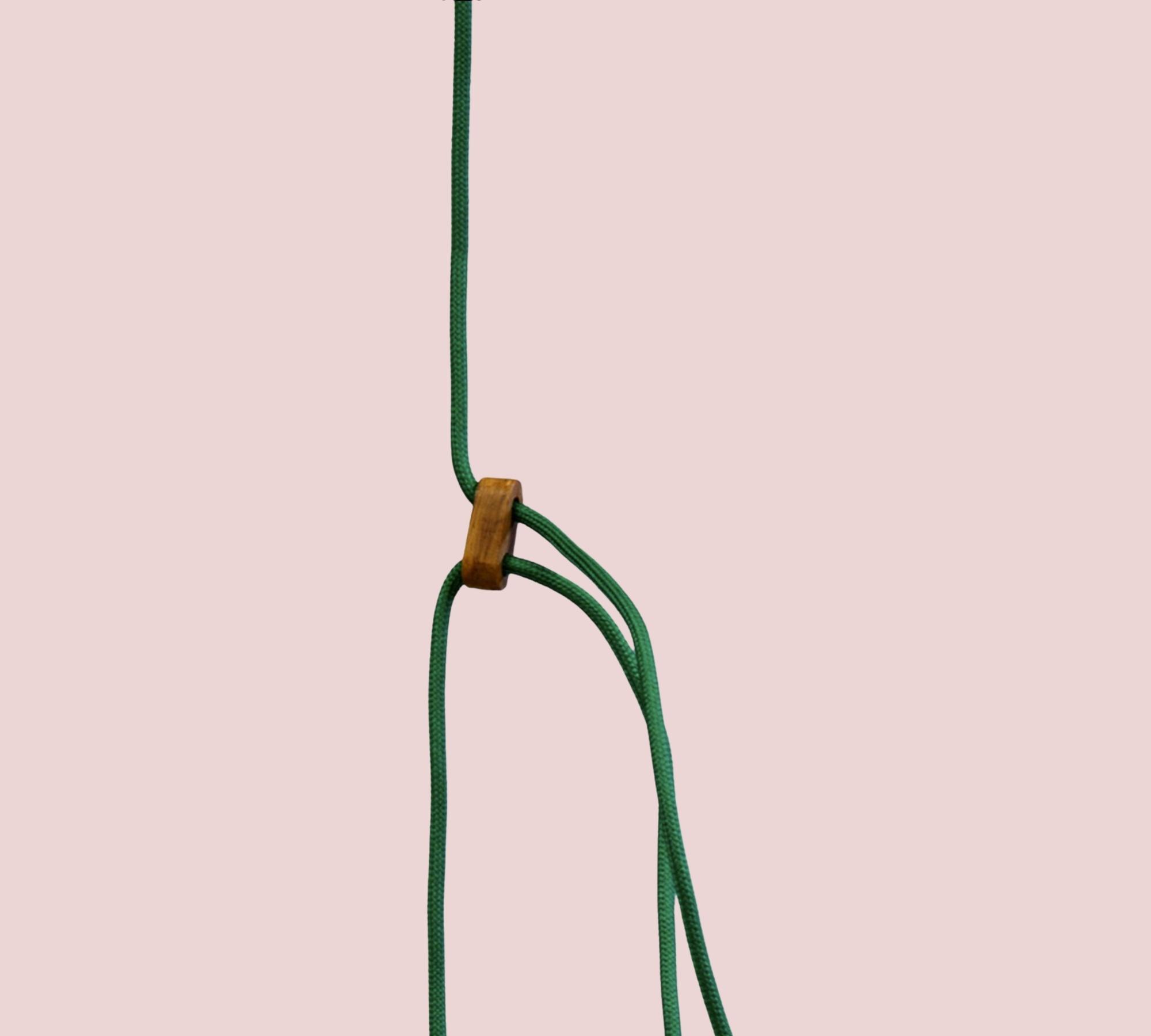 Lloop Hängeleuchte Grün / Messing