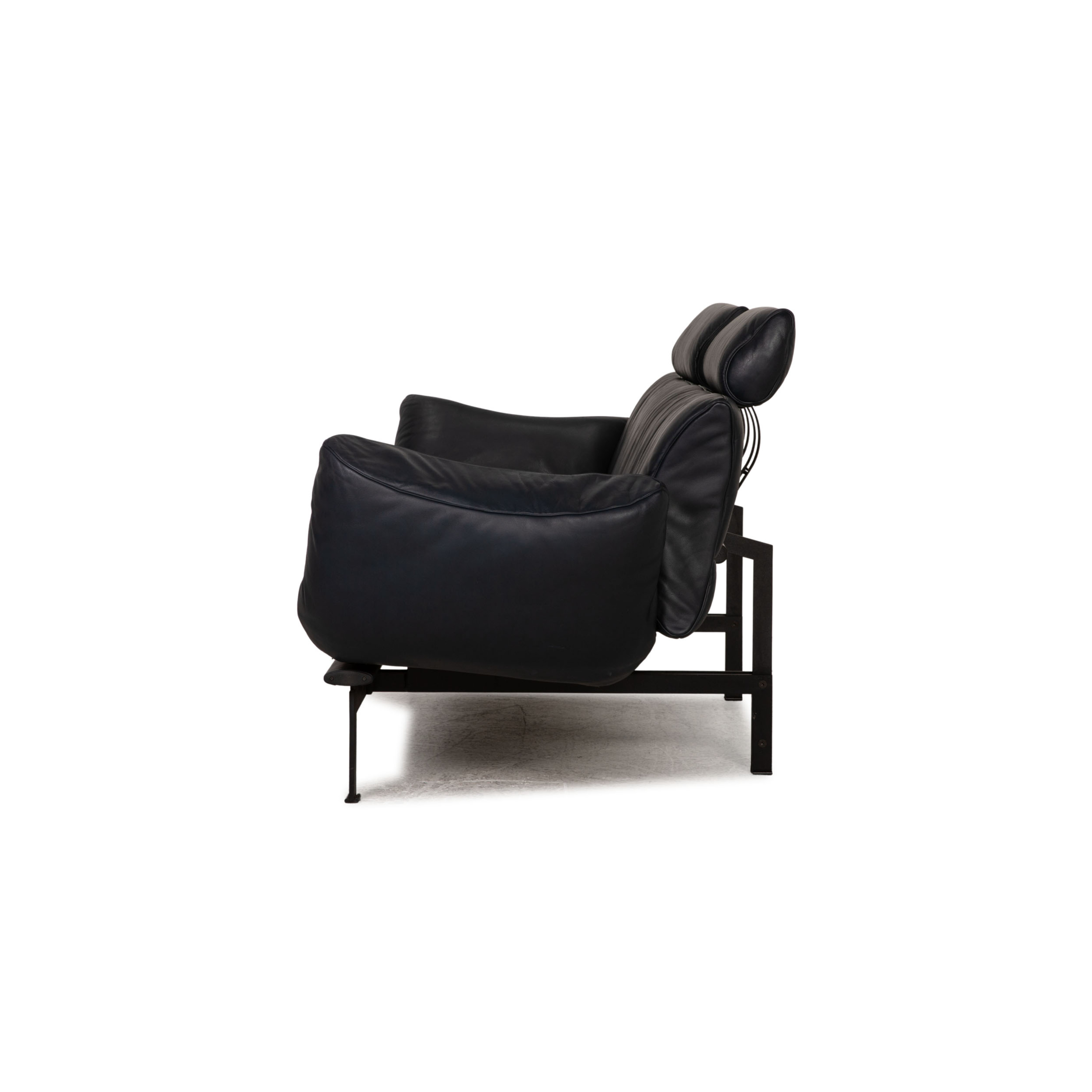 DS 140 Sofa 2-Sitzer Leder Dunkelblau
