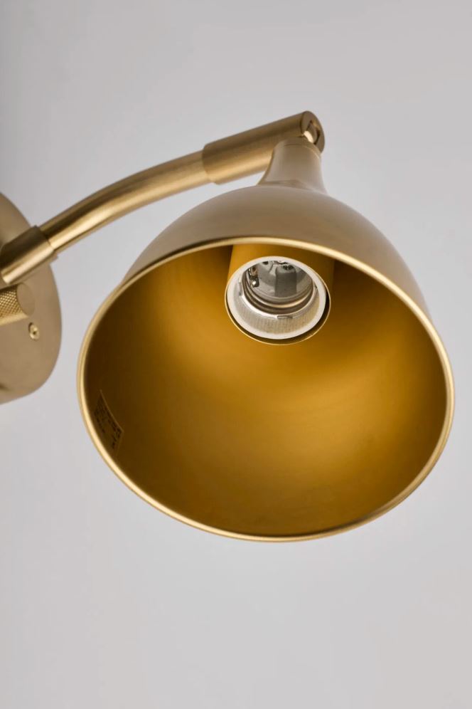 Le Six Wandleuchte Messing Ø12 cm