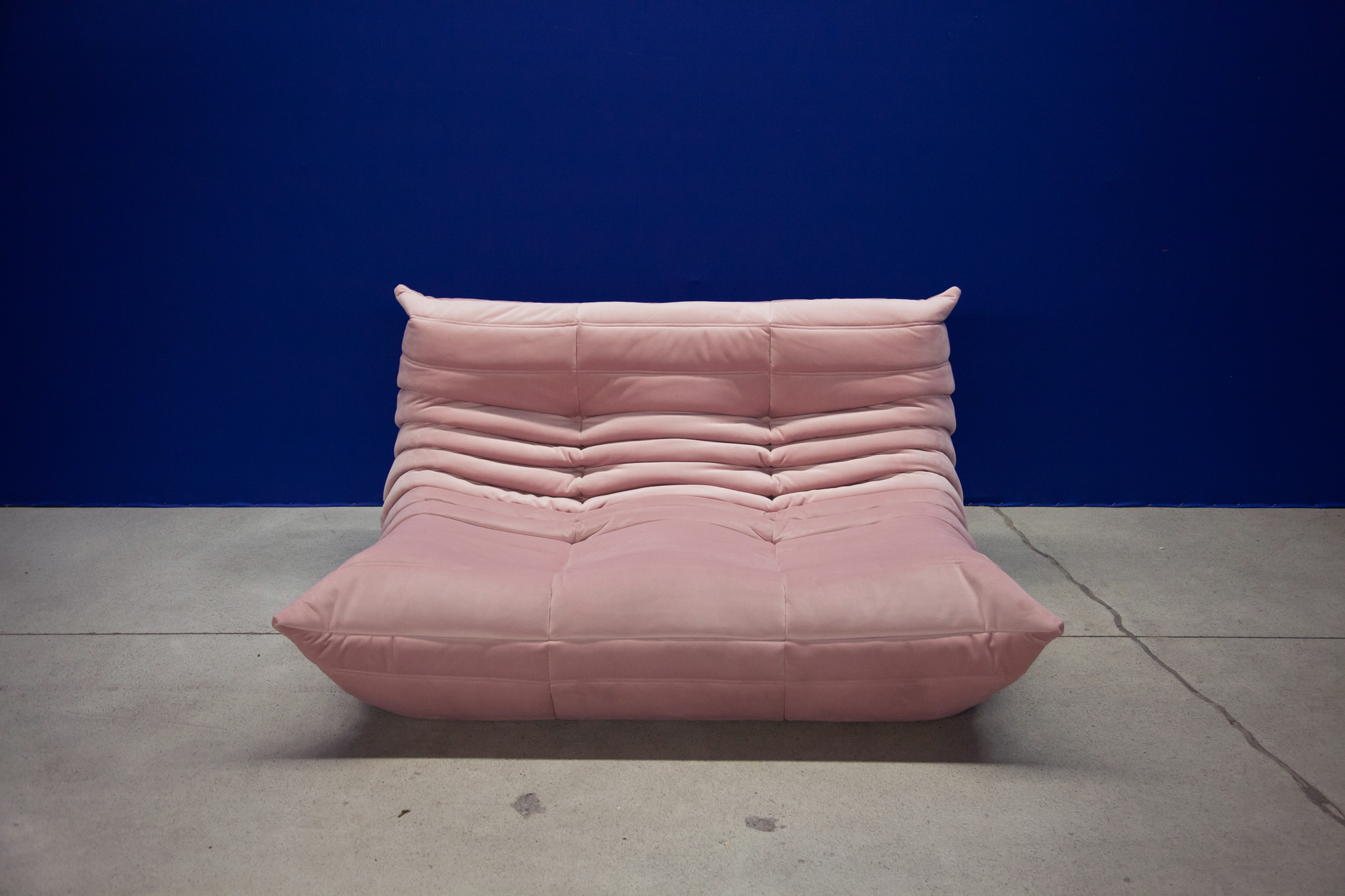 Togo Lounge Set 5-pc. Velvet Light Pink