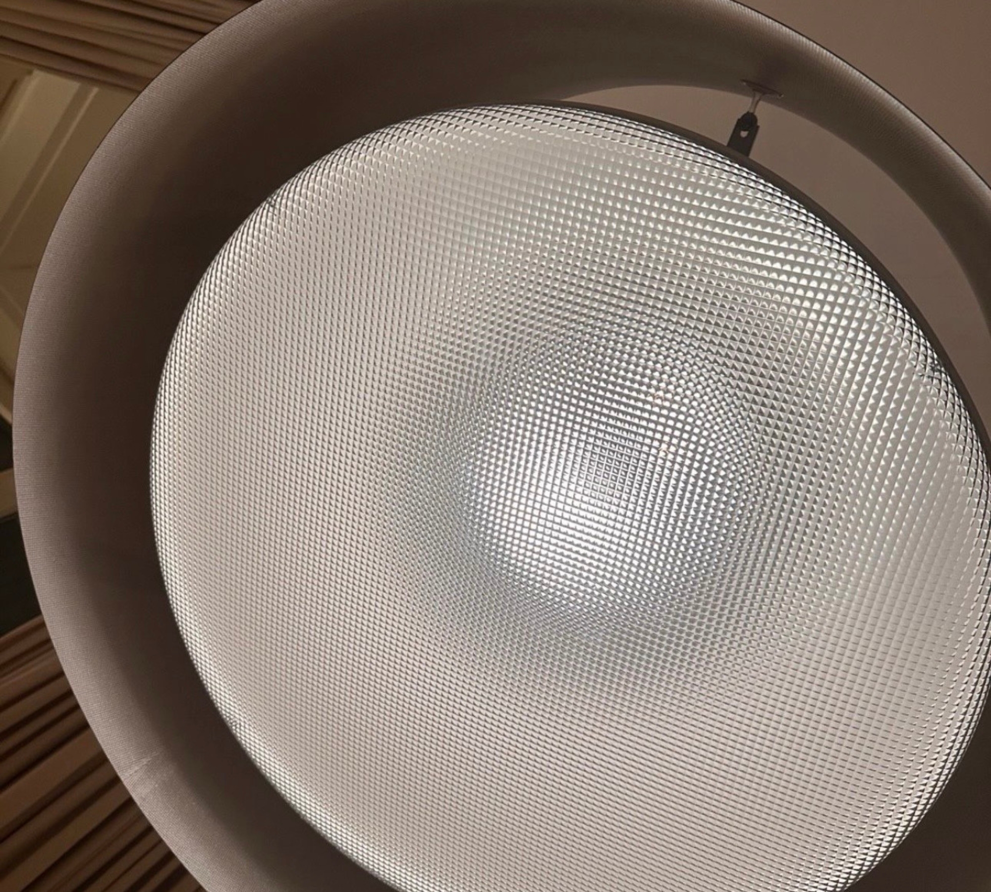 Twice As Twiggy Pendant Light Fiberglass Aluminum Beige