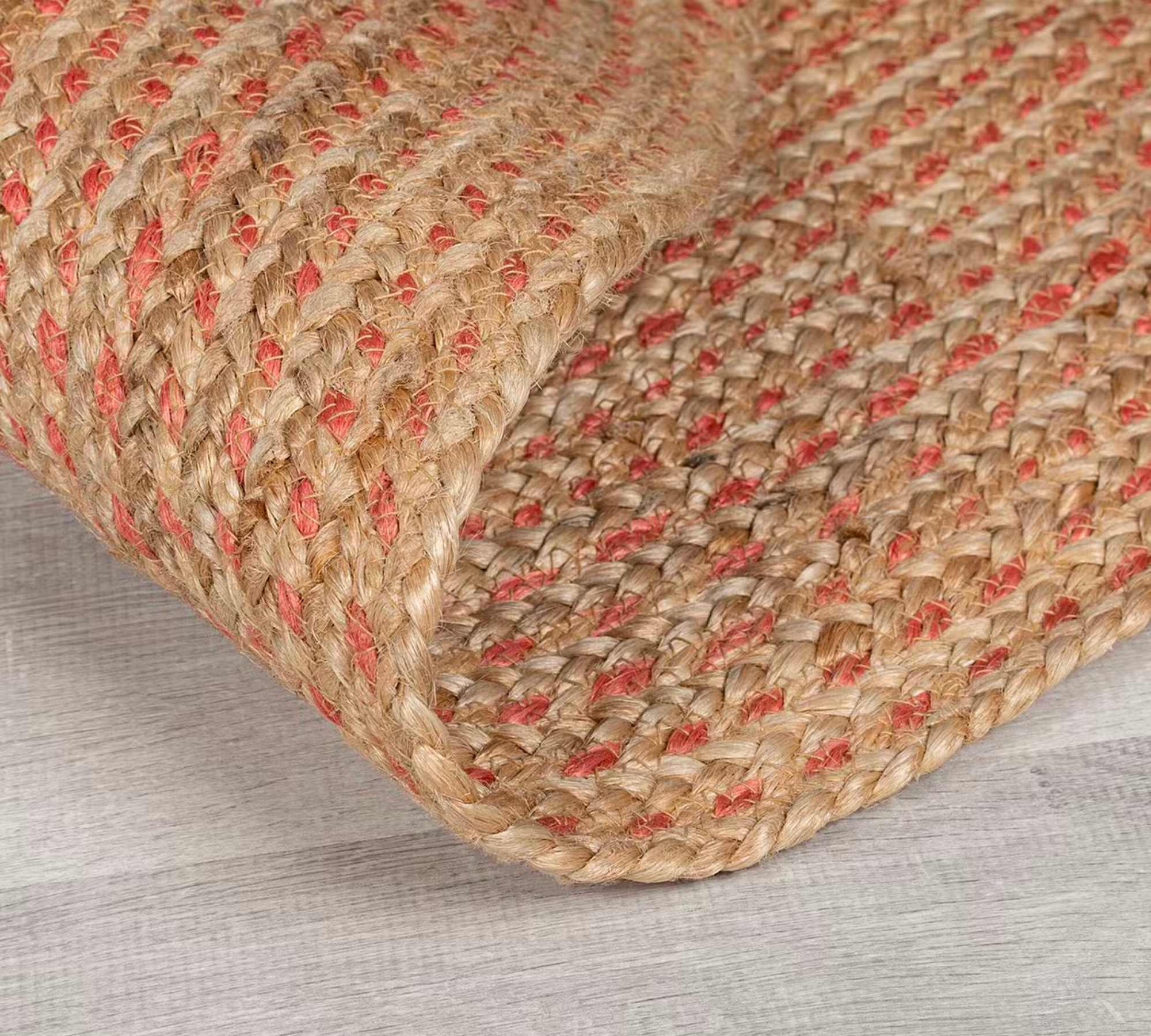 Capri Teppich Jute Natur Coral 133 x 133 cm