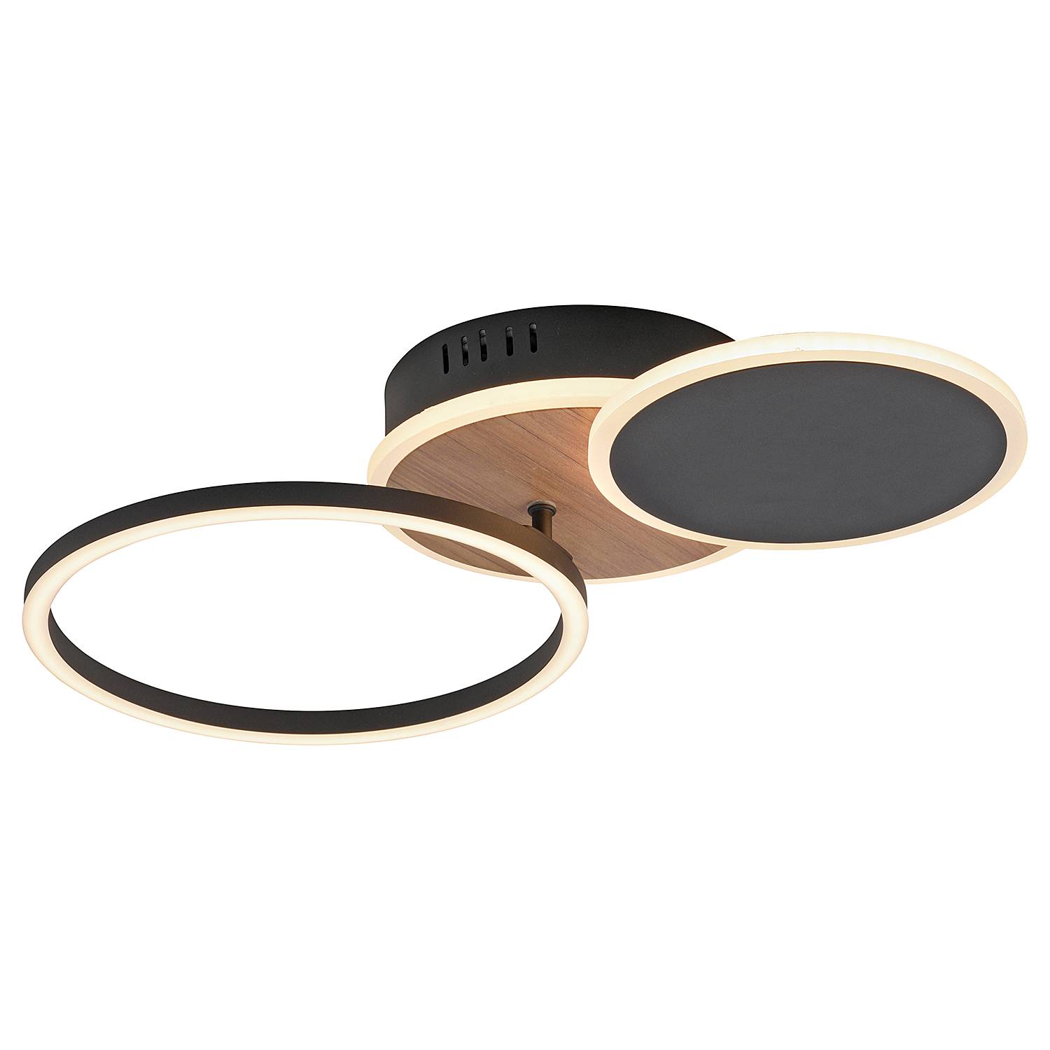 LED-Deckenleuchte Sevent Typ A Braun