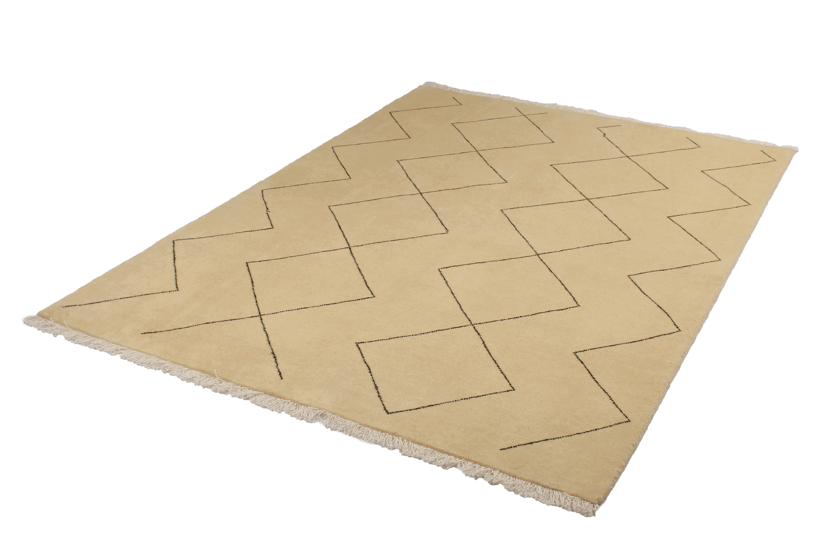 Gabbeh Basi Teppich Beige