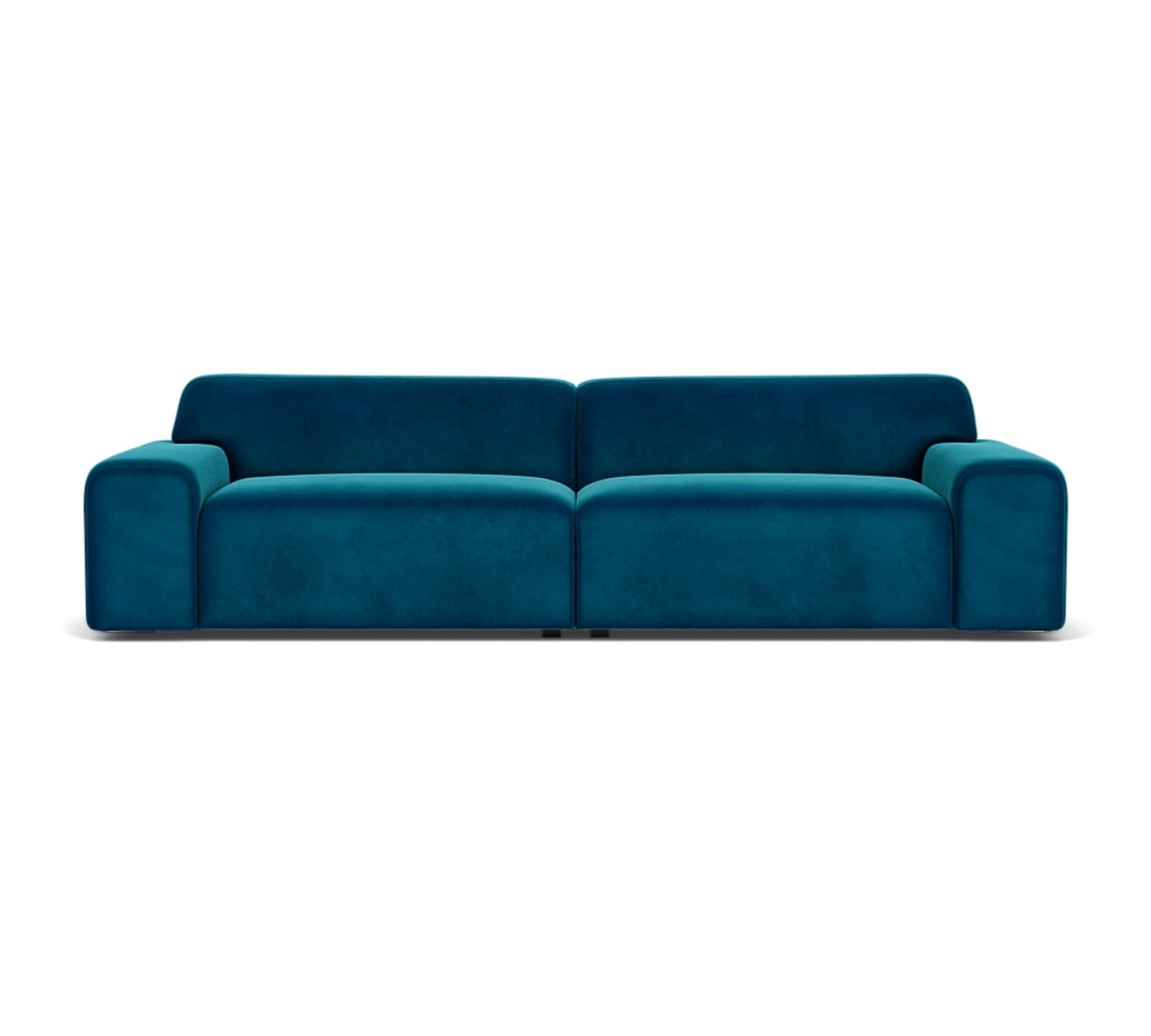 Gloria Sofa 3-Sitzer Velour Lux Petro