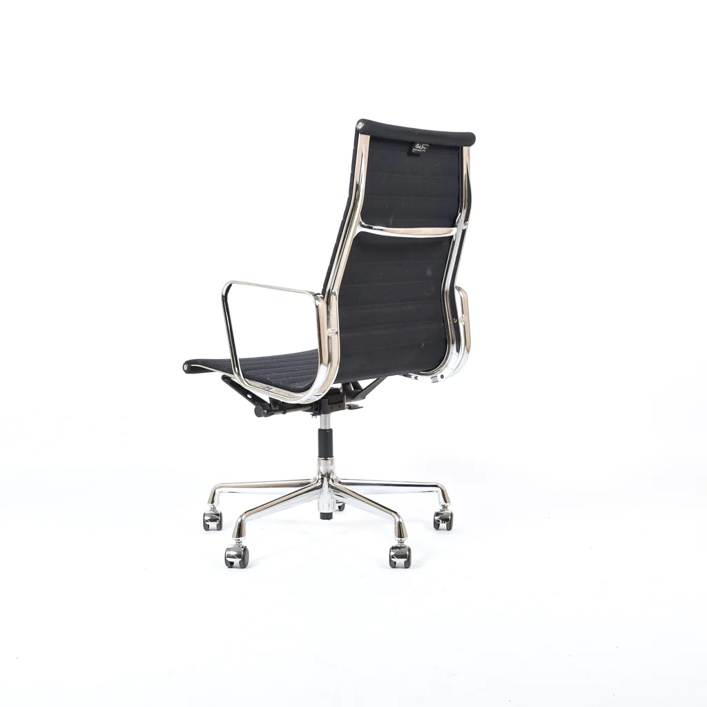 Eames EA119 Bürostuhl Textil Aluminium Schwarz 