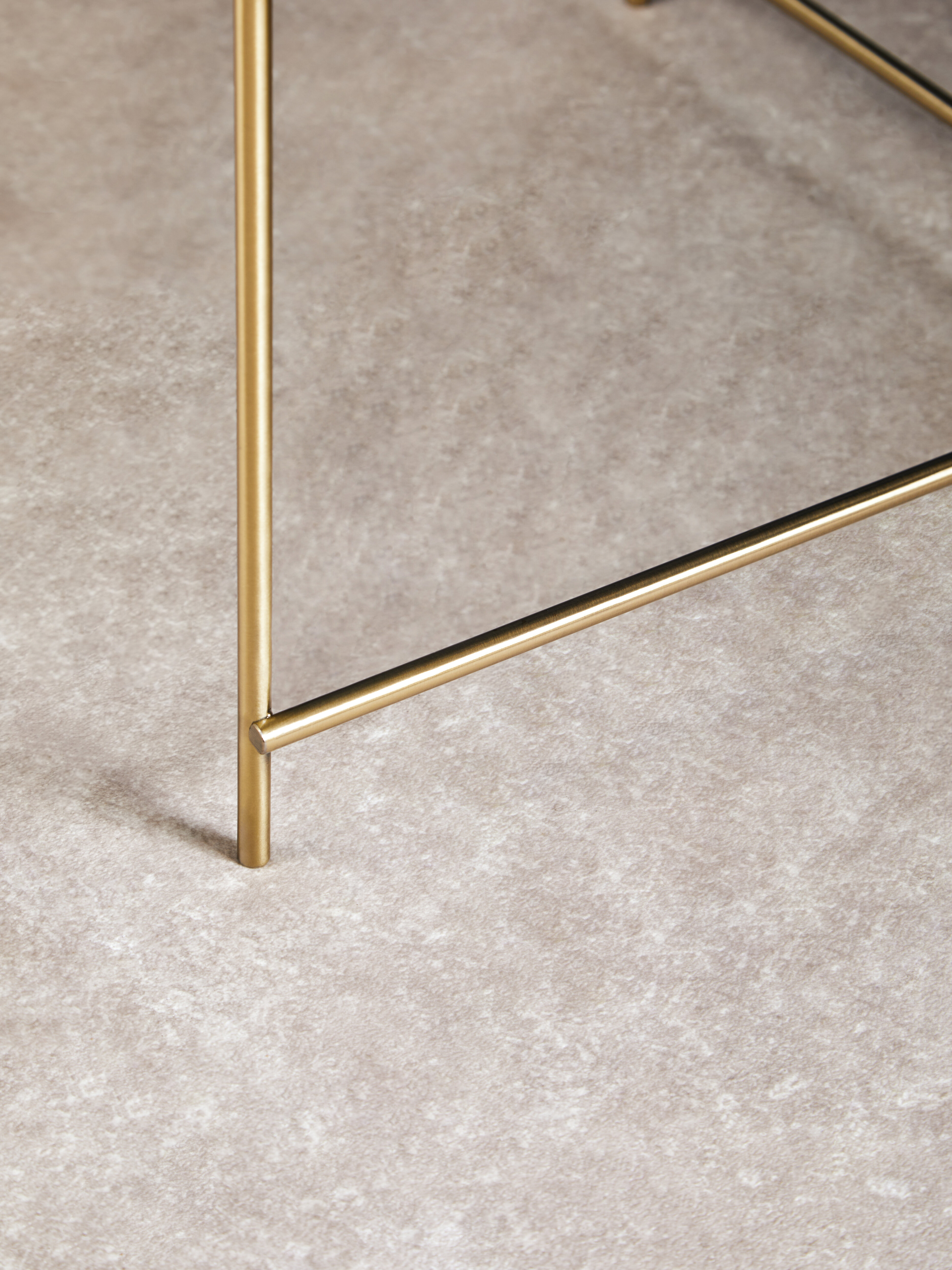 Allure Gebürstete Bronze Groß Beistelltisch