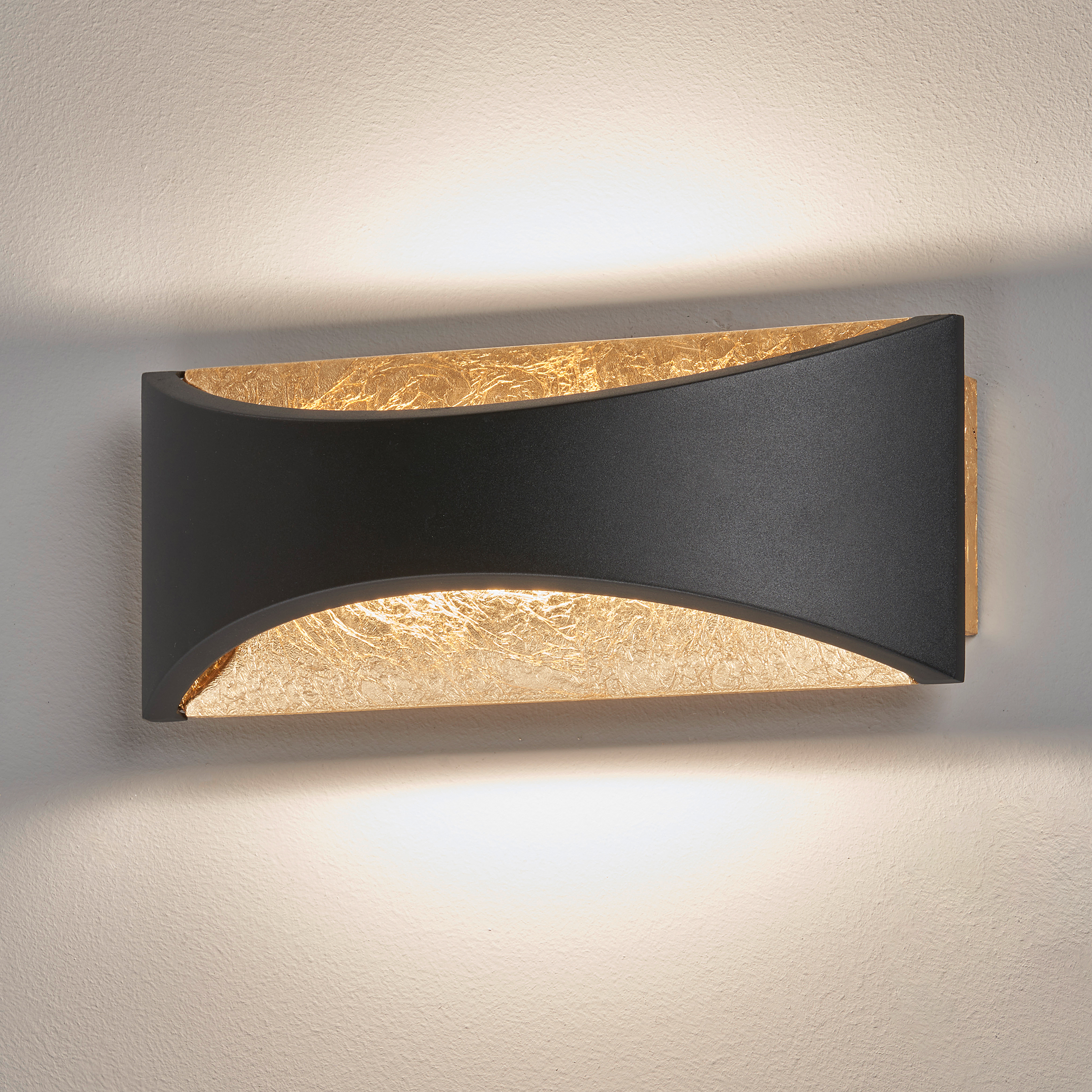 Rio LED-Wandleuchte Eisen Acrylglas 1-flammig