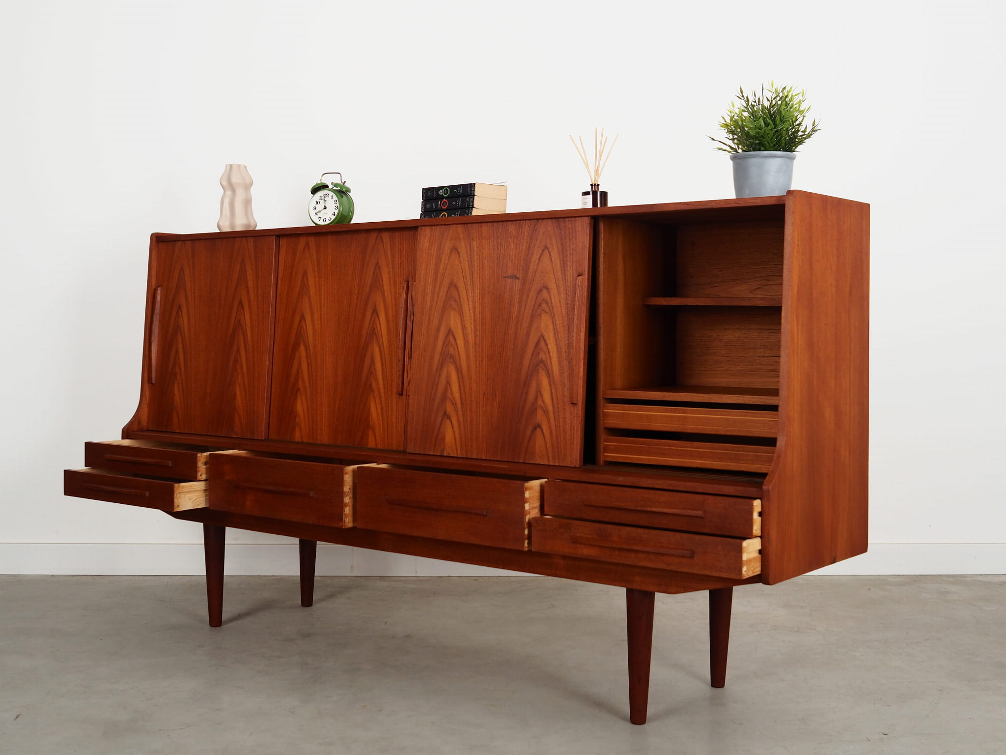 Vintage sideboard teak brown 1960s