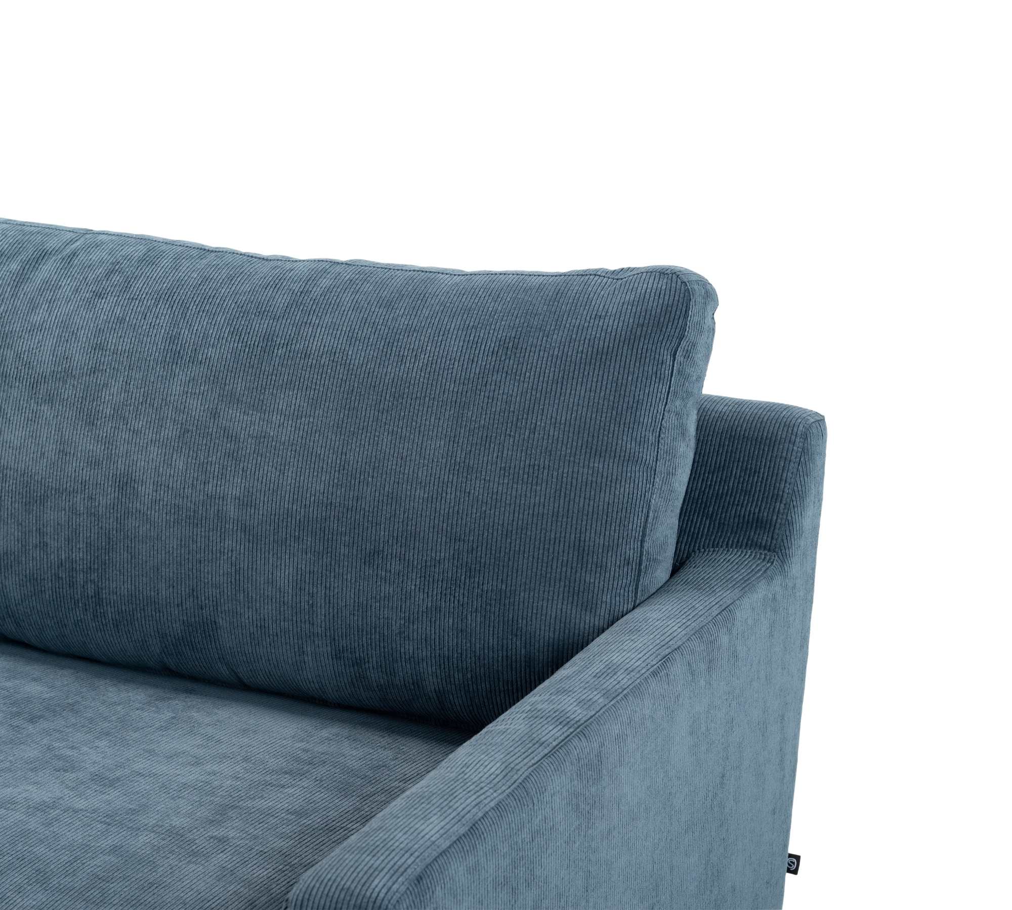 Astha 3-Sitzer Sofa Sorrento Steel Blue