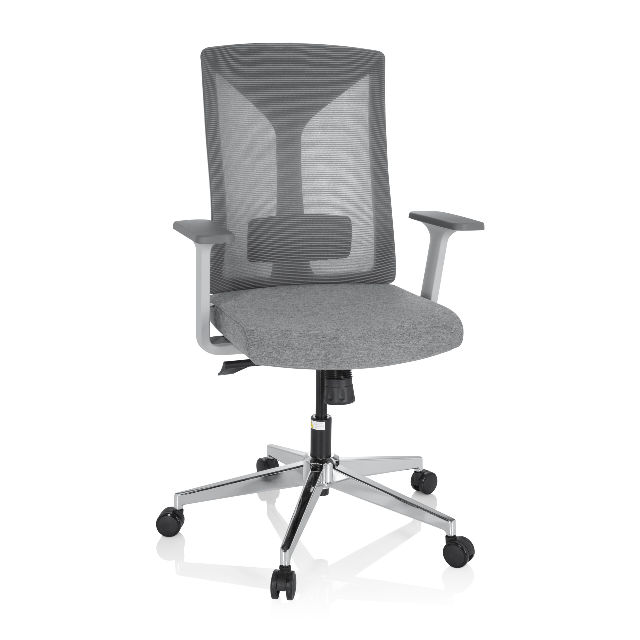 HALIFAX Bürostuhl Netzstoff Grau