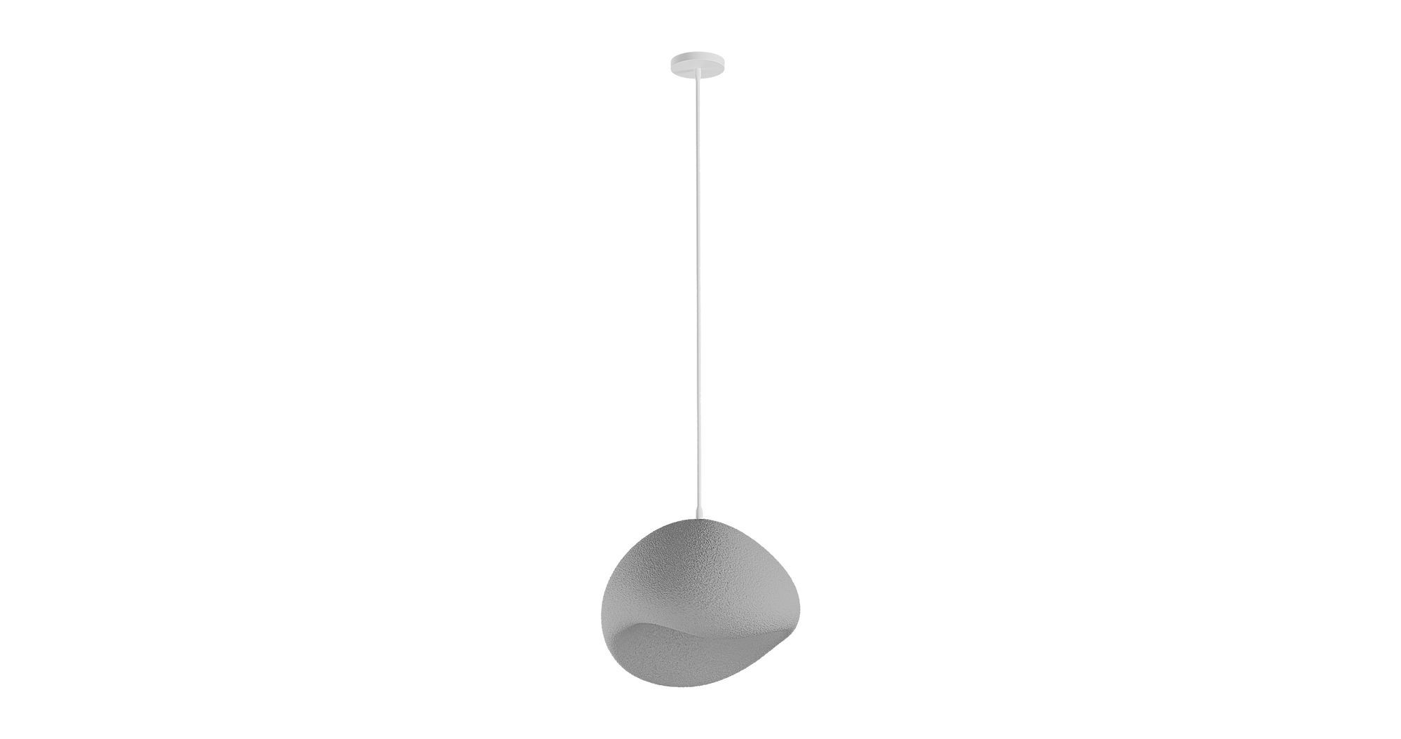 1-Flammig Wabi Sabi Quiet Current Pendelleuchte Beton Grau