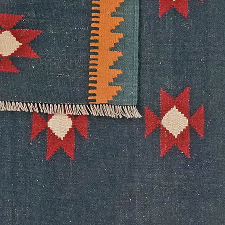 Kilim Gashgai Teppich Mehrfarbig