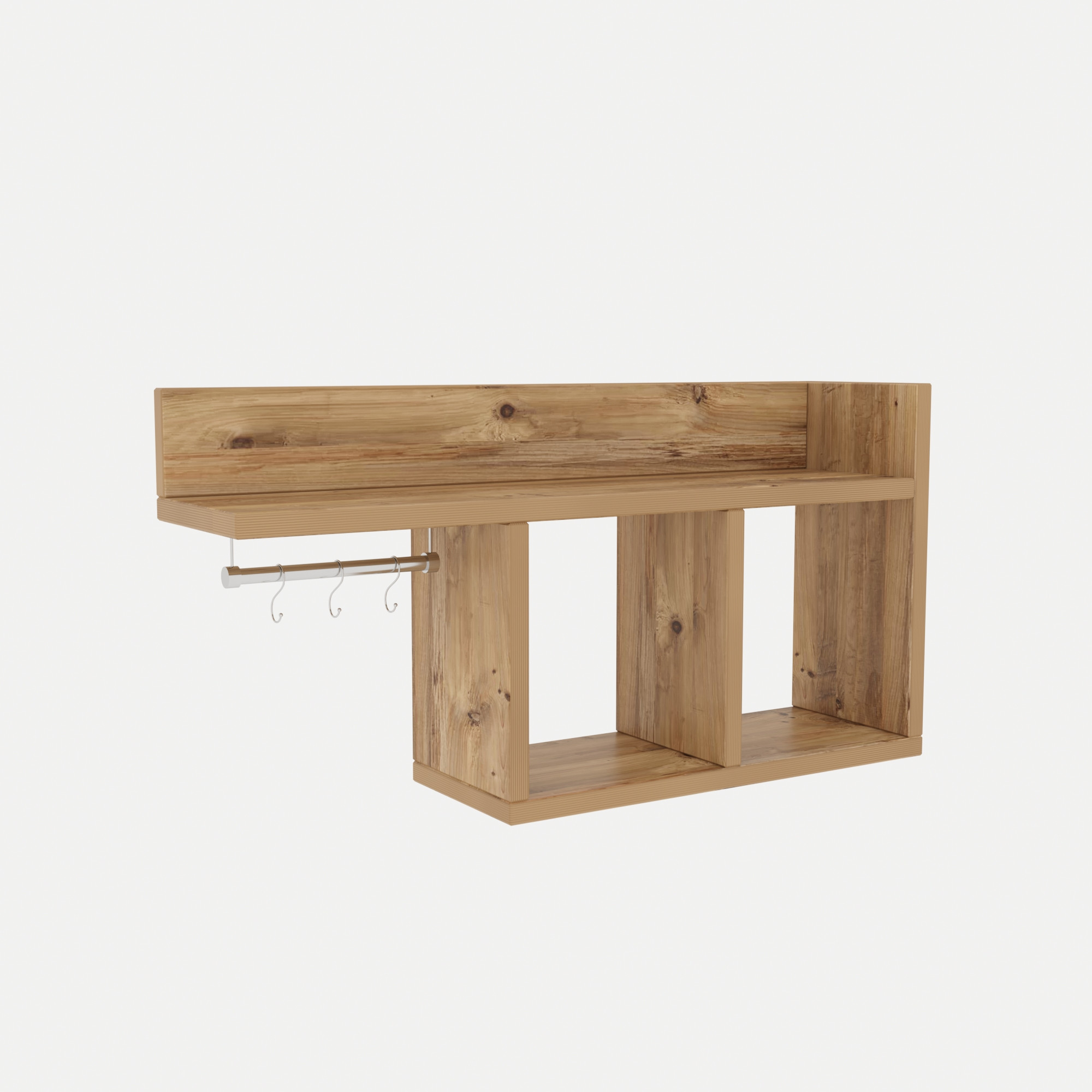 Pare Wandregal Holz Pine