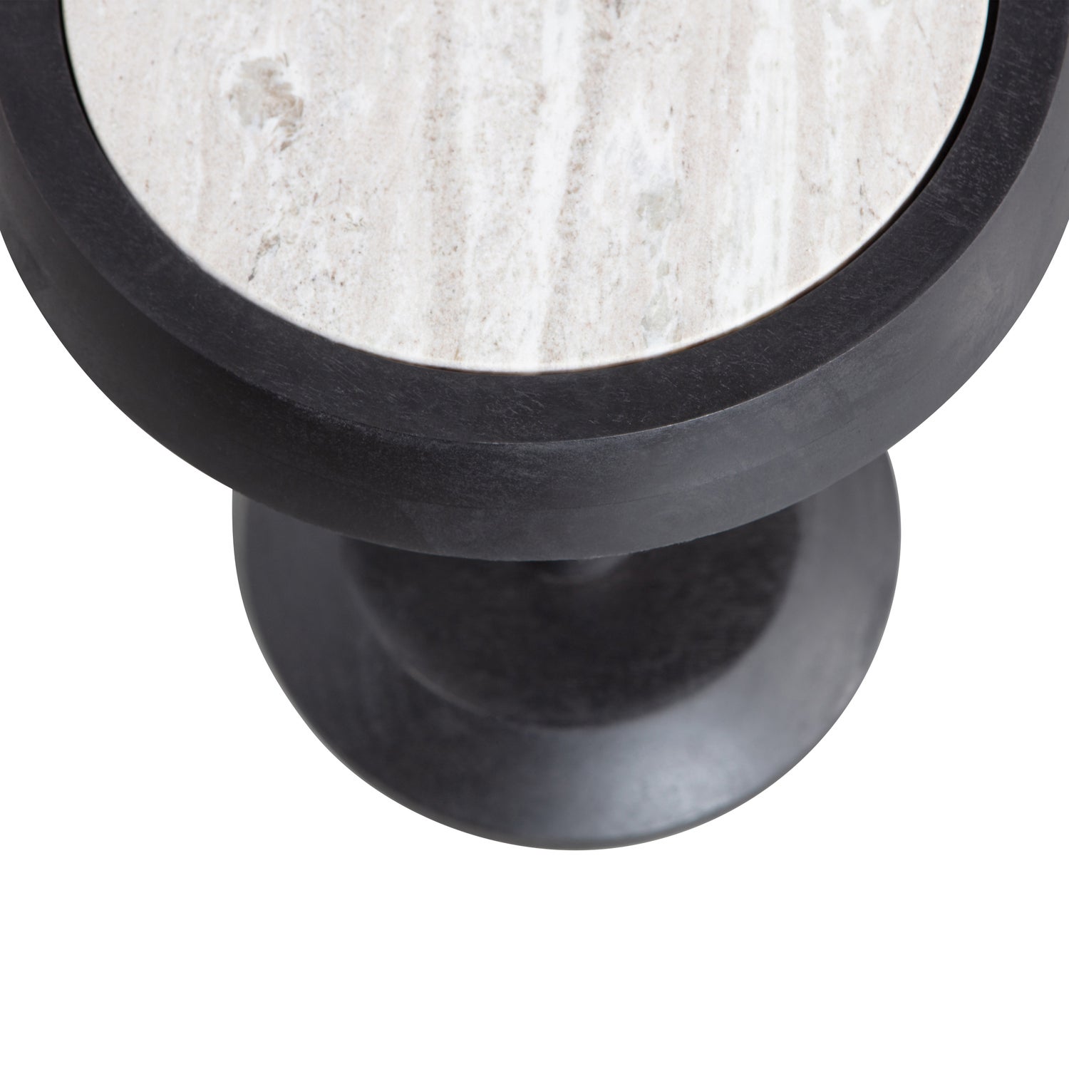 Nanne Beistelltisch Mangoholz Marmor