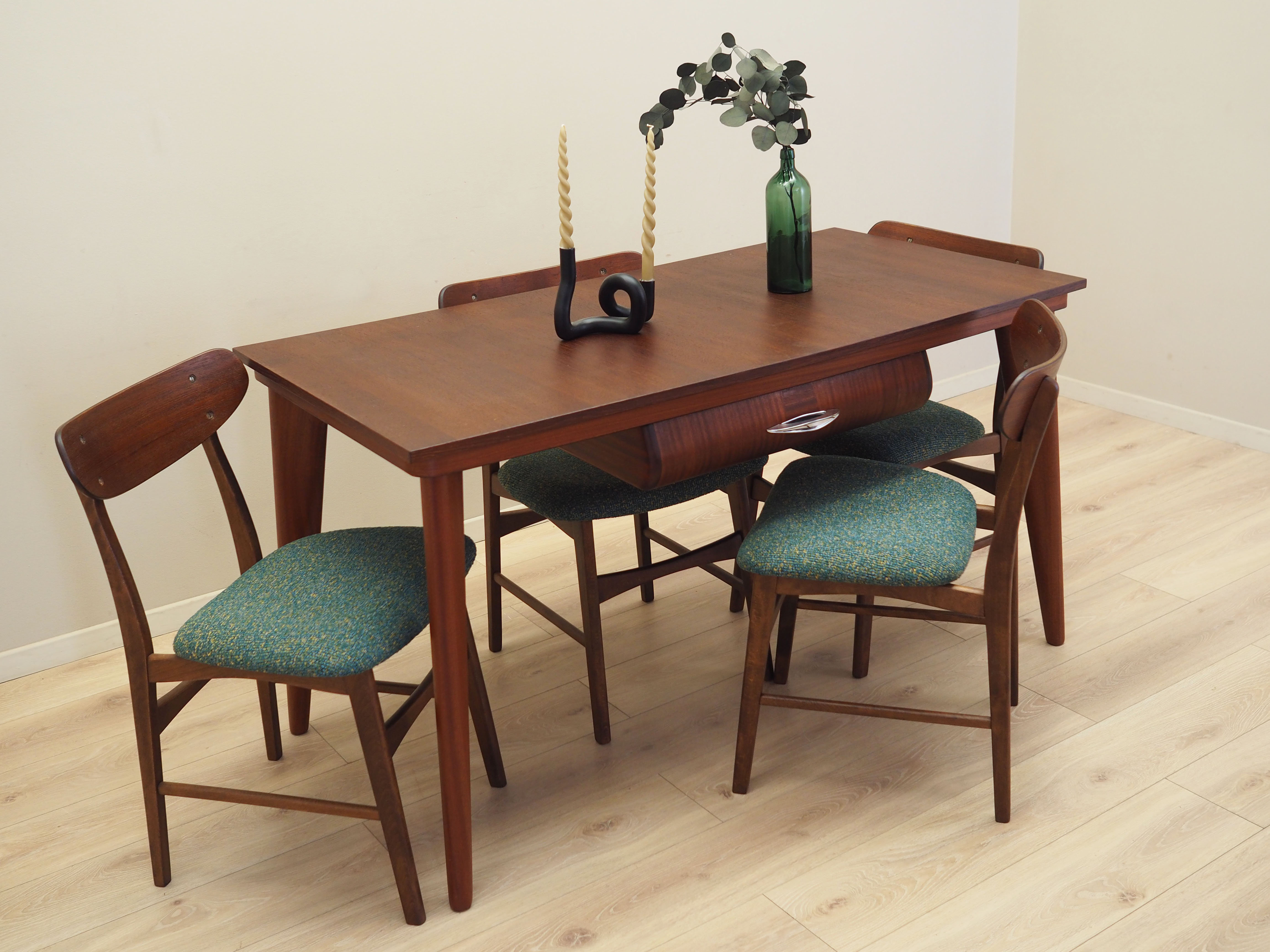 4x Dining chair teak 1970s