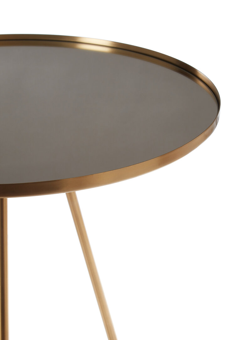 Corra Side Table Iron Gold