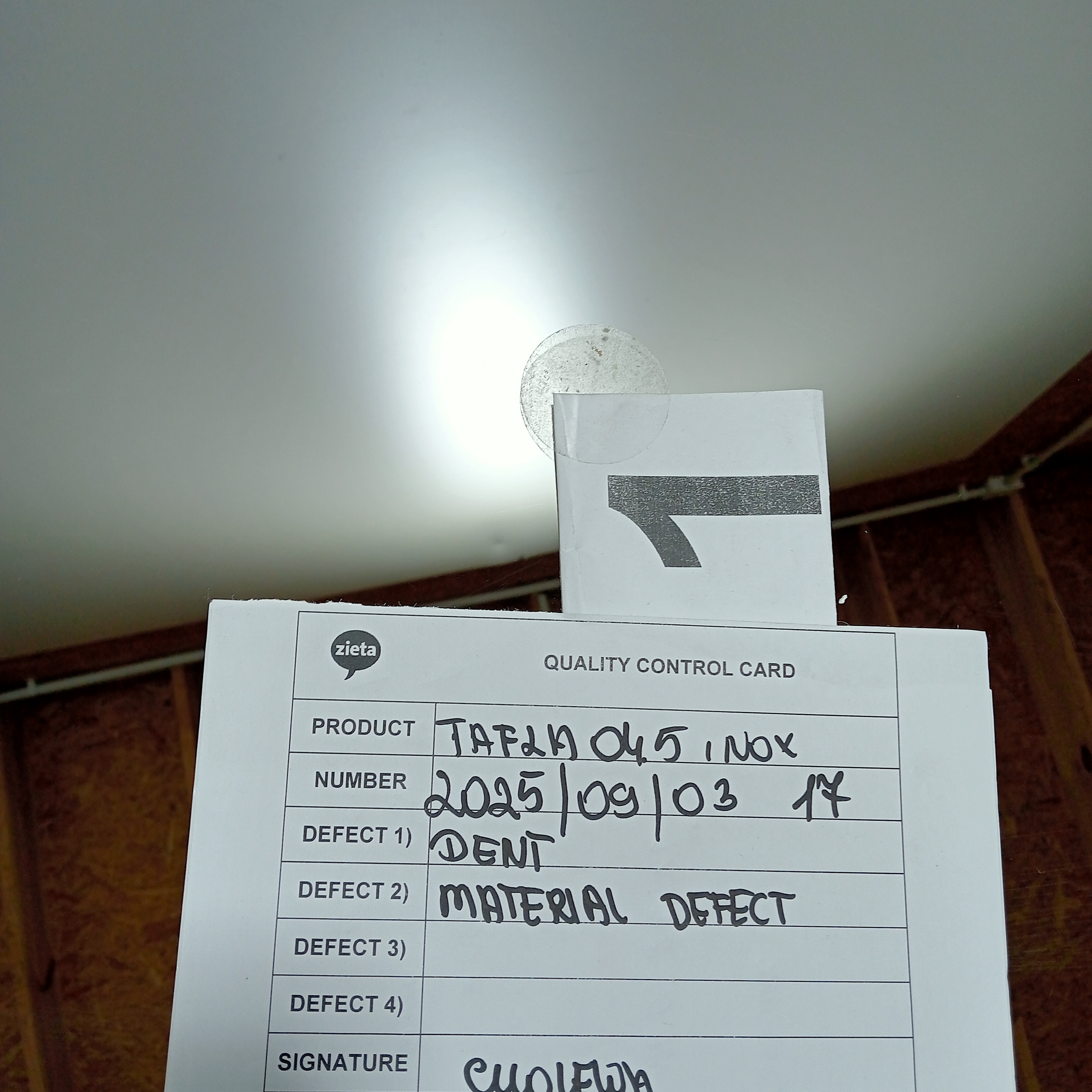 Tafla Spiegel O4.5 Edelstahl Inox Poliert Silber