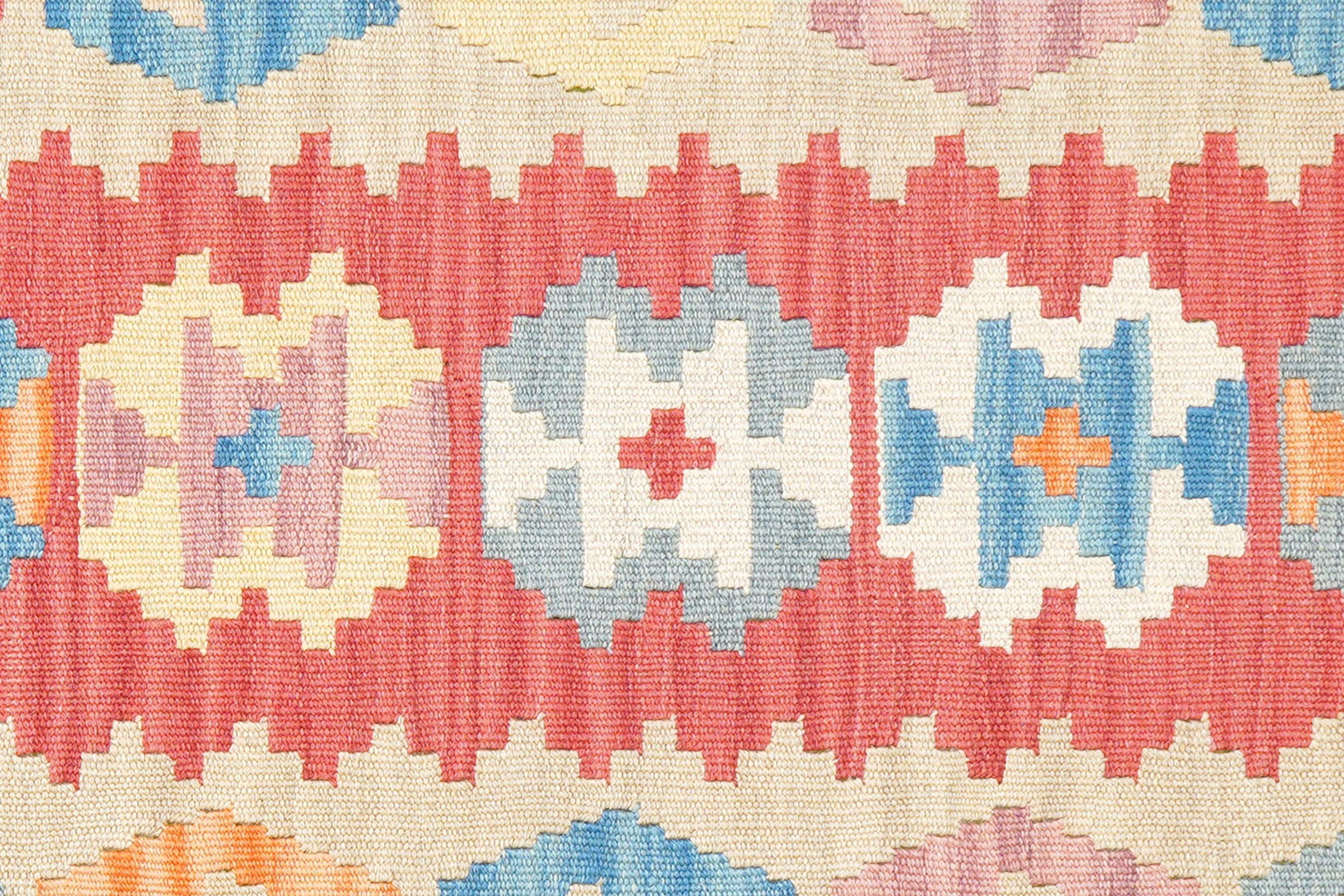 Kelim Gashgai Carpet Wool Red