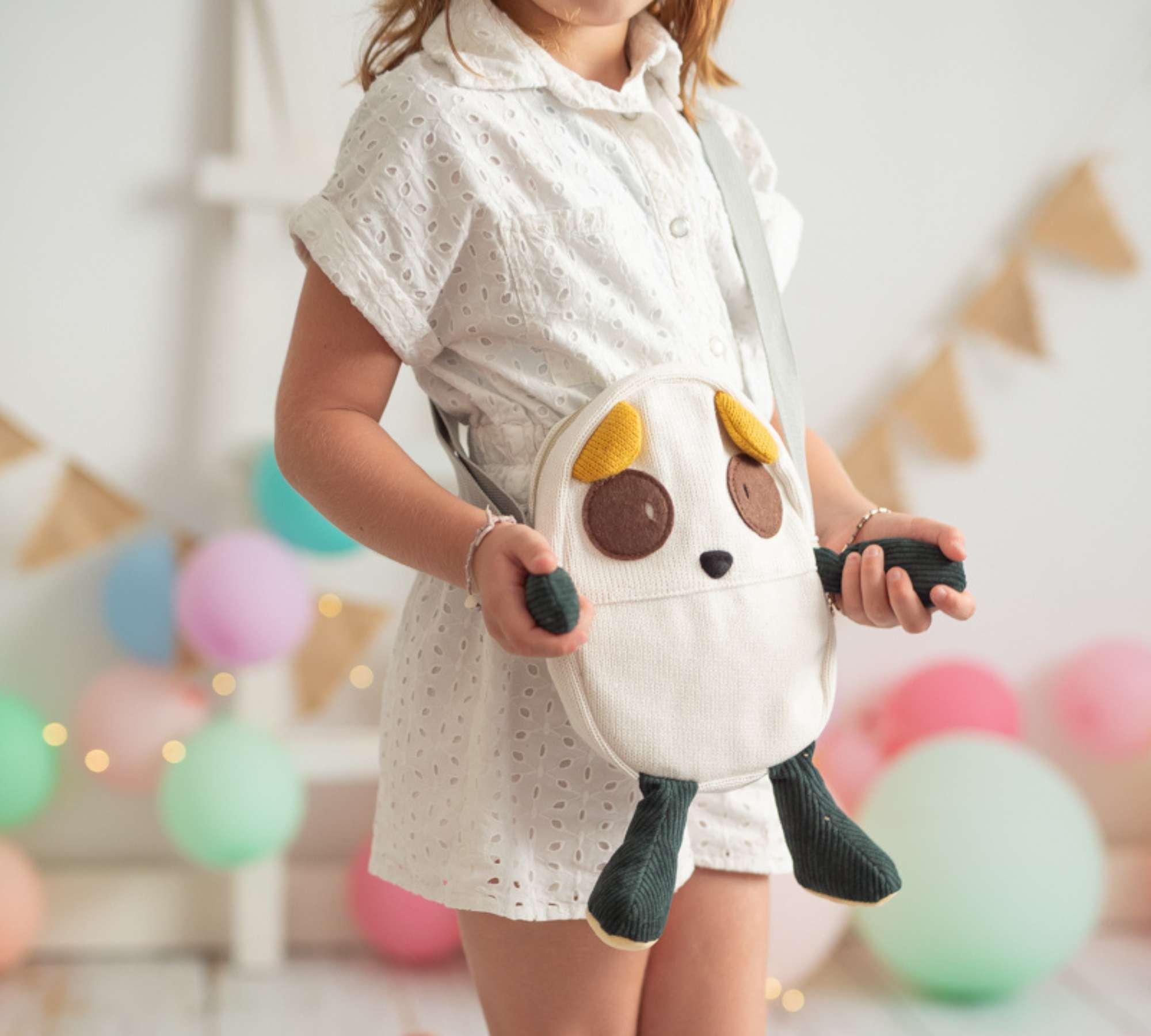 Cuki Backpack Cotton Multicolored