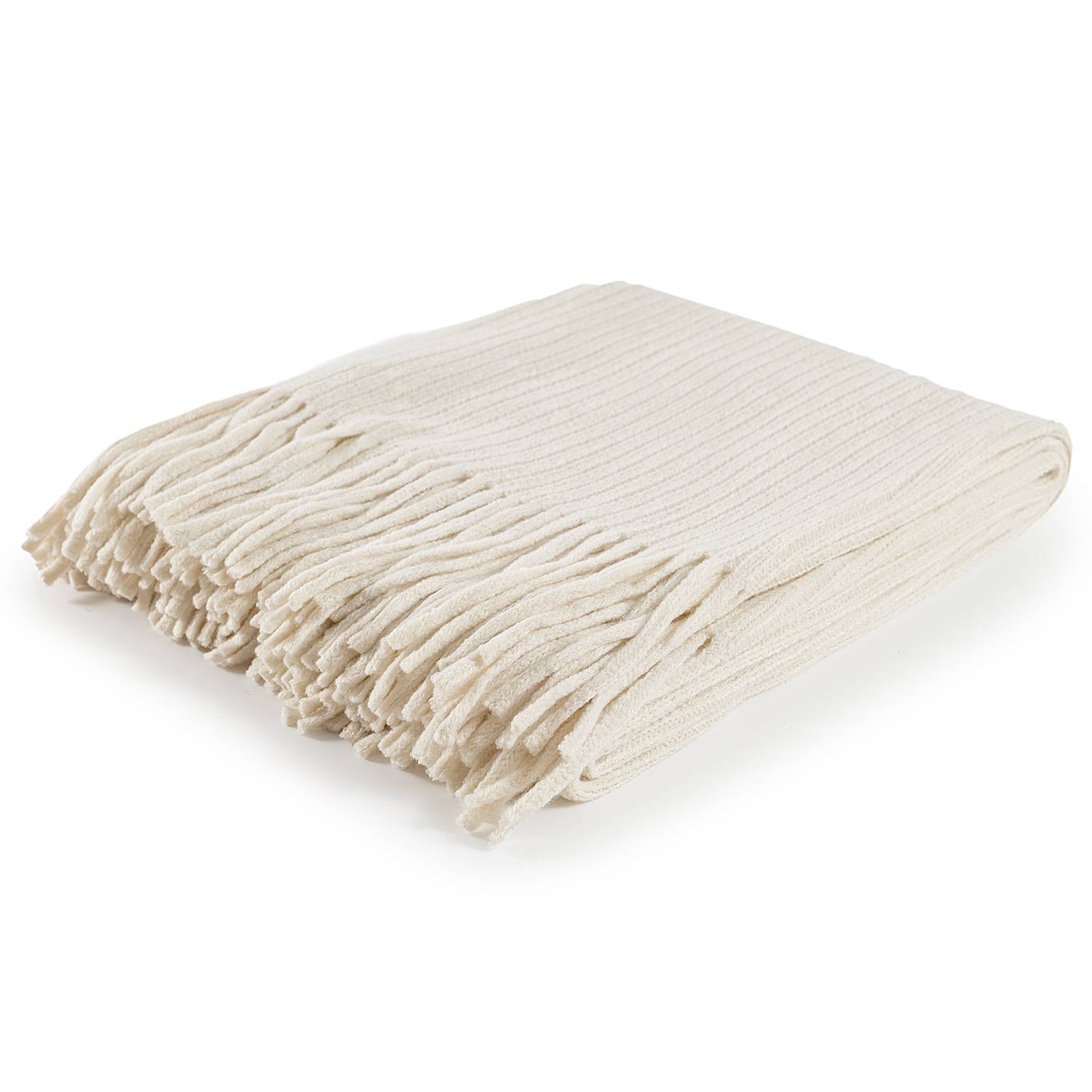 Linea Plaid Acryl Ivory
