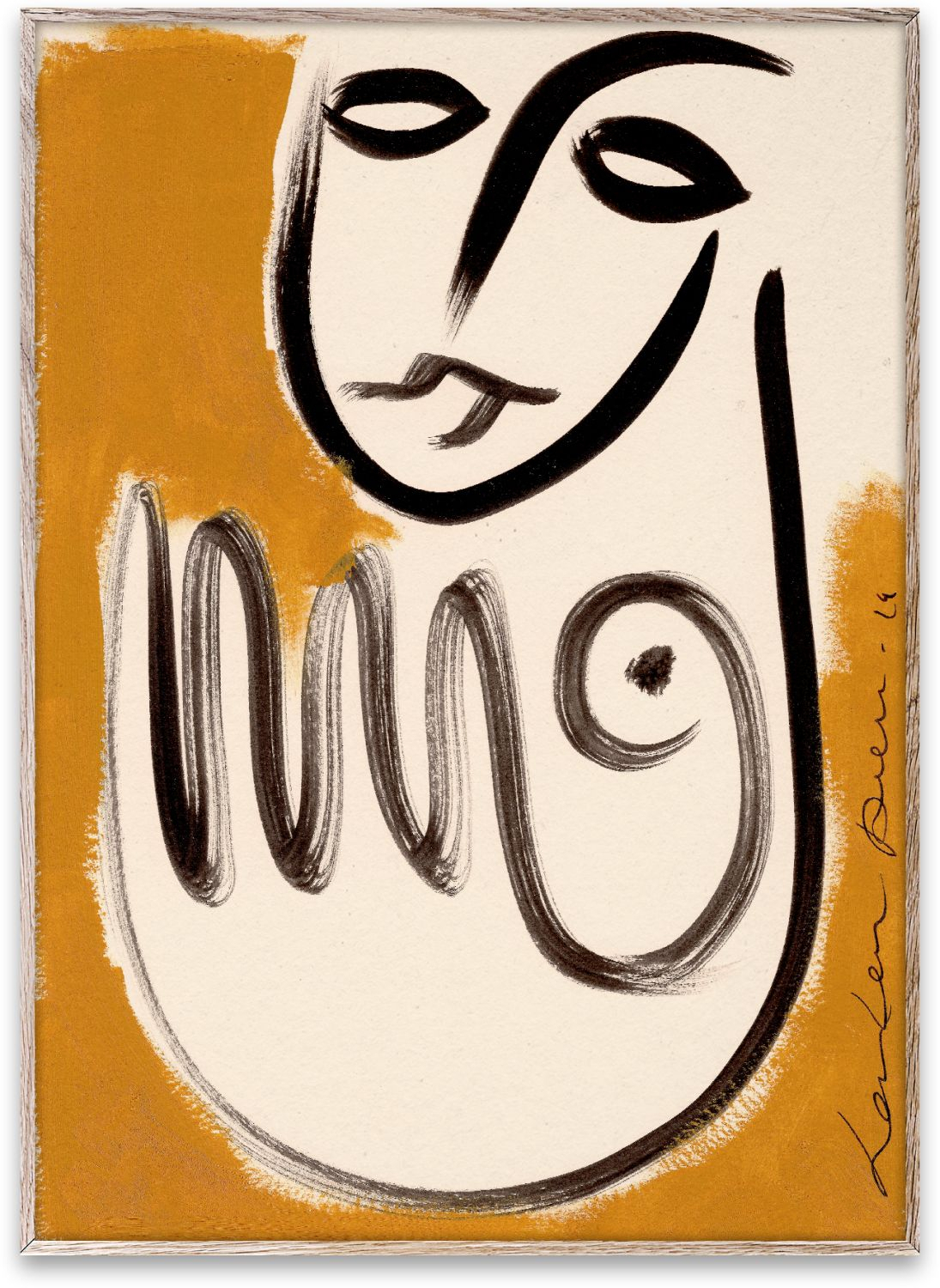 Donner Mehrfarbig ohne Rahmen