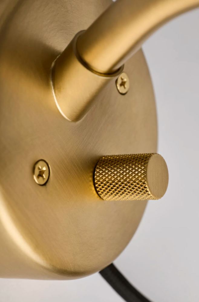 Le Six Wandleuchte Messing Ø12 cm