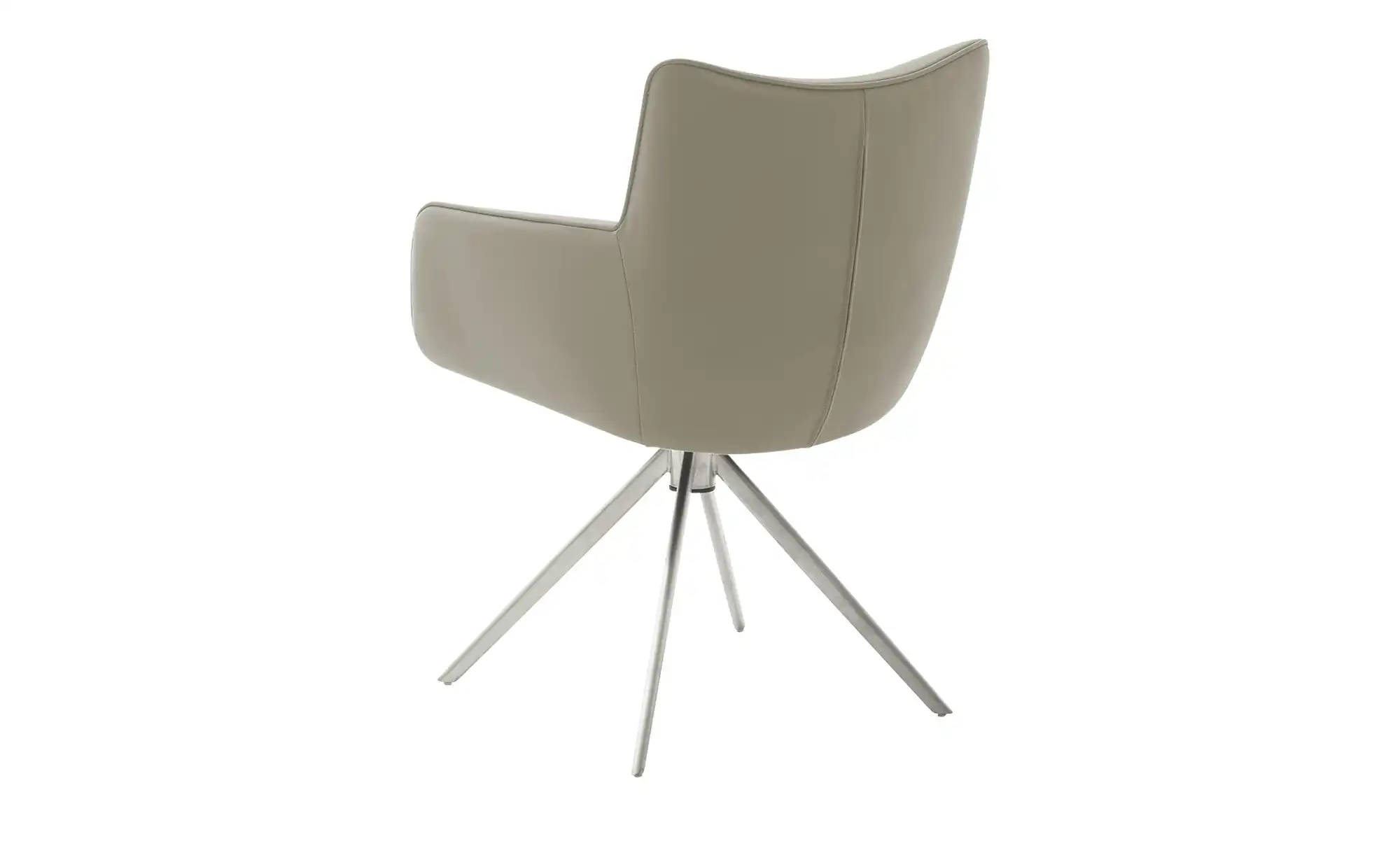 Remona Armchair Swivel Leather Cream