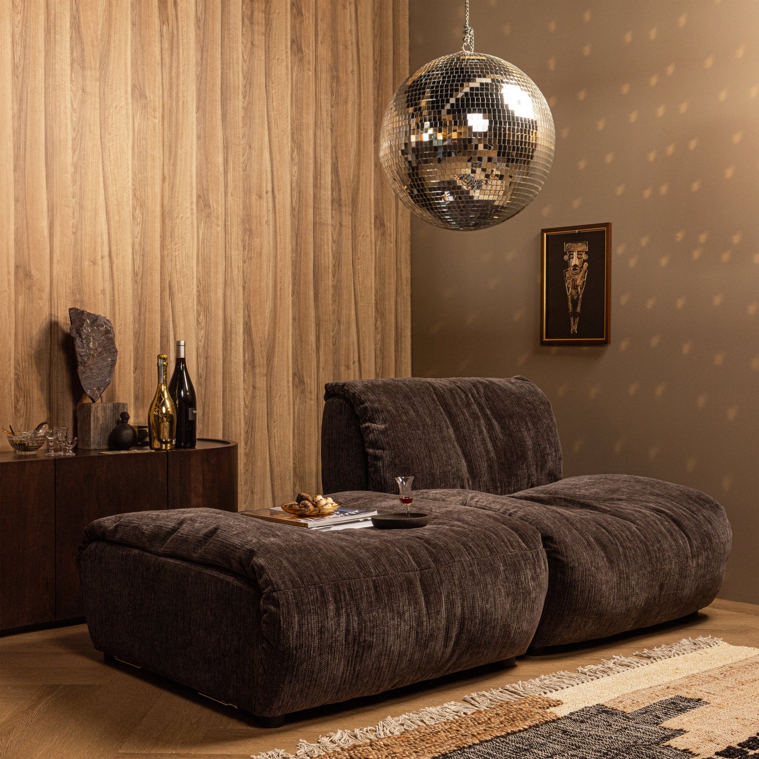 BONEY Diskokugel Silber Ø50cm