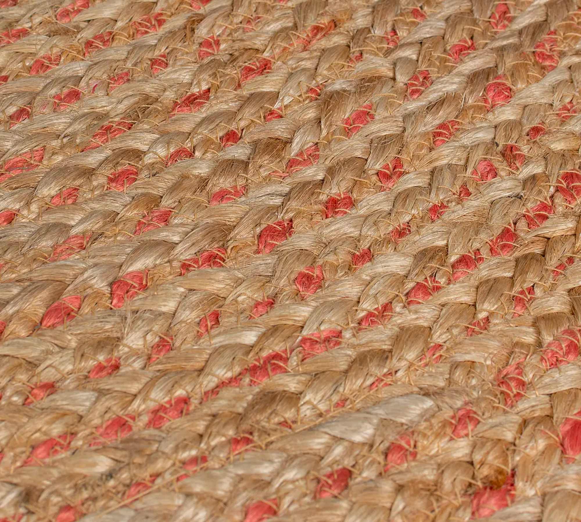 Capri Teppich Jute Natur Coral 133 x 133 cm