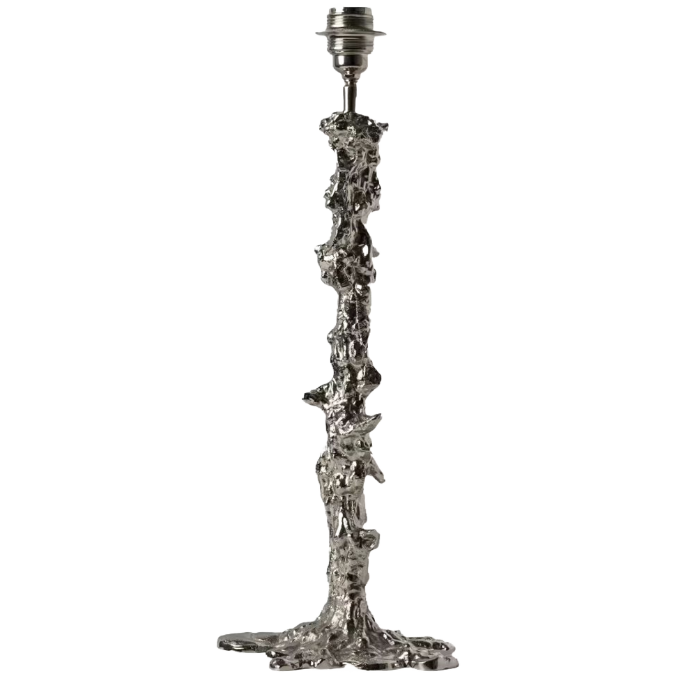 Drip Lampenfuß Metall Silber