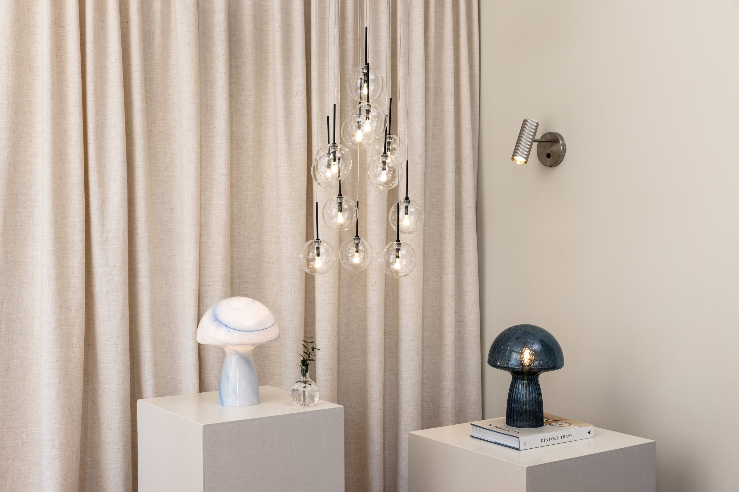 Skyfall Pendant Light Transparent Black