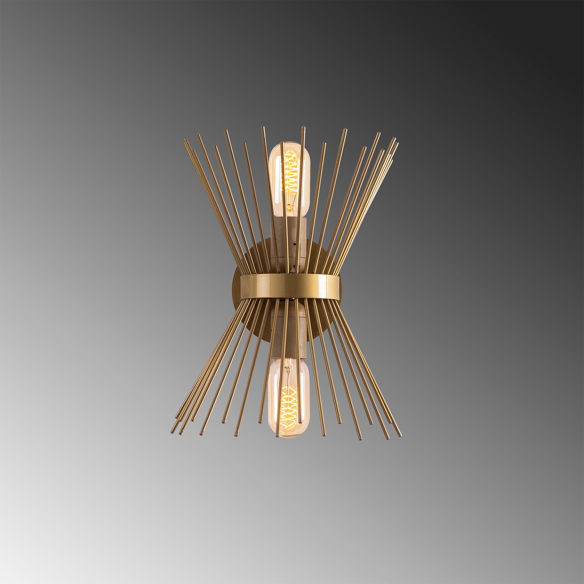 Kirpi 3092 Wandlampe Eisen Gold