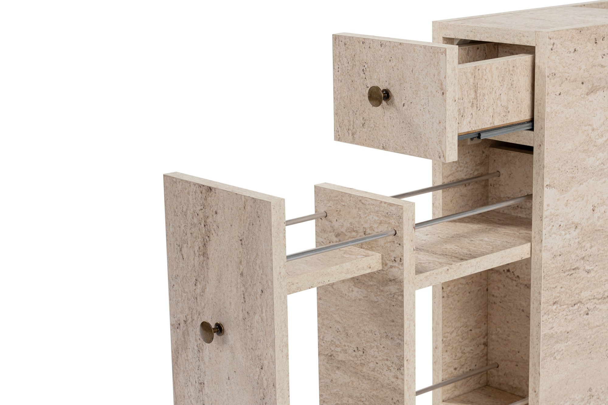 Calencia Schrank Holz Travertine