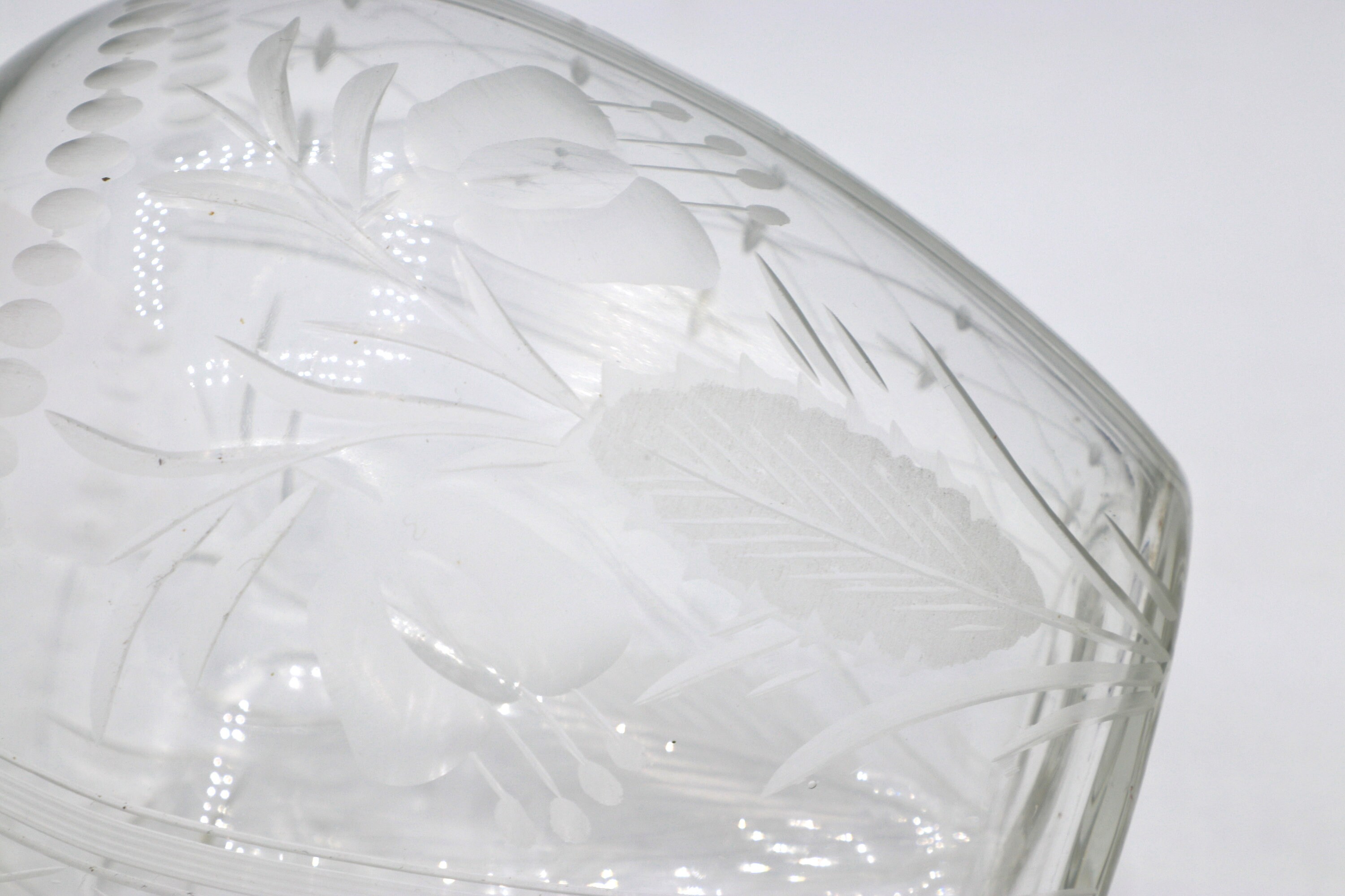 Vintage Art Deco Vase Crystal 1920s