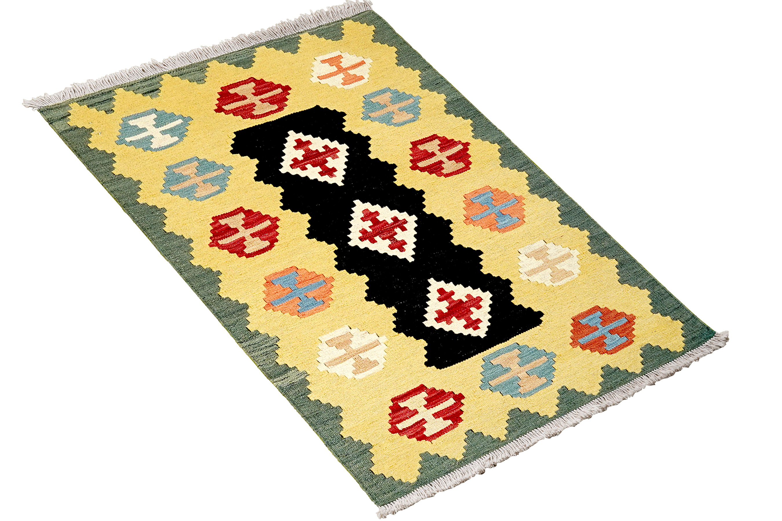 Kilim Gashgai Teppich Mehrfarbig