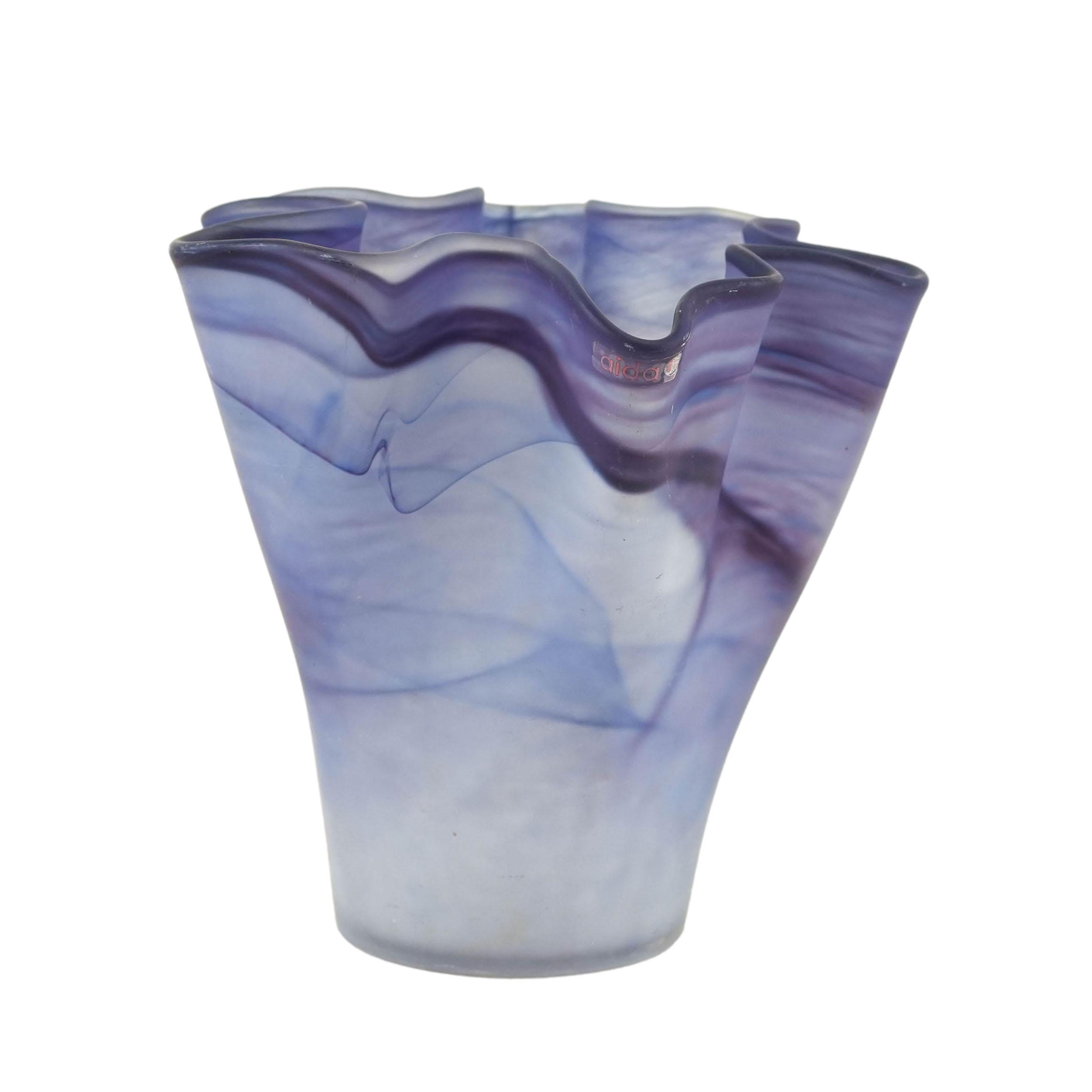 Tulip Vase Purple 1970s