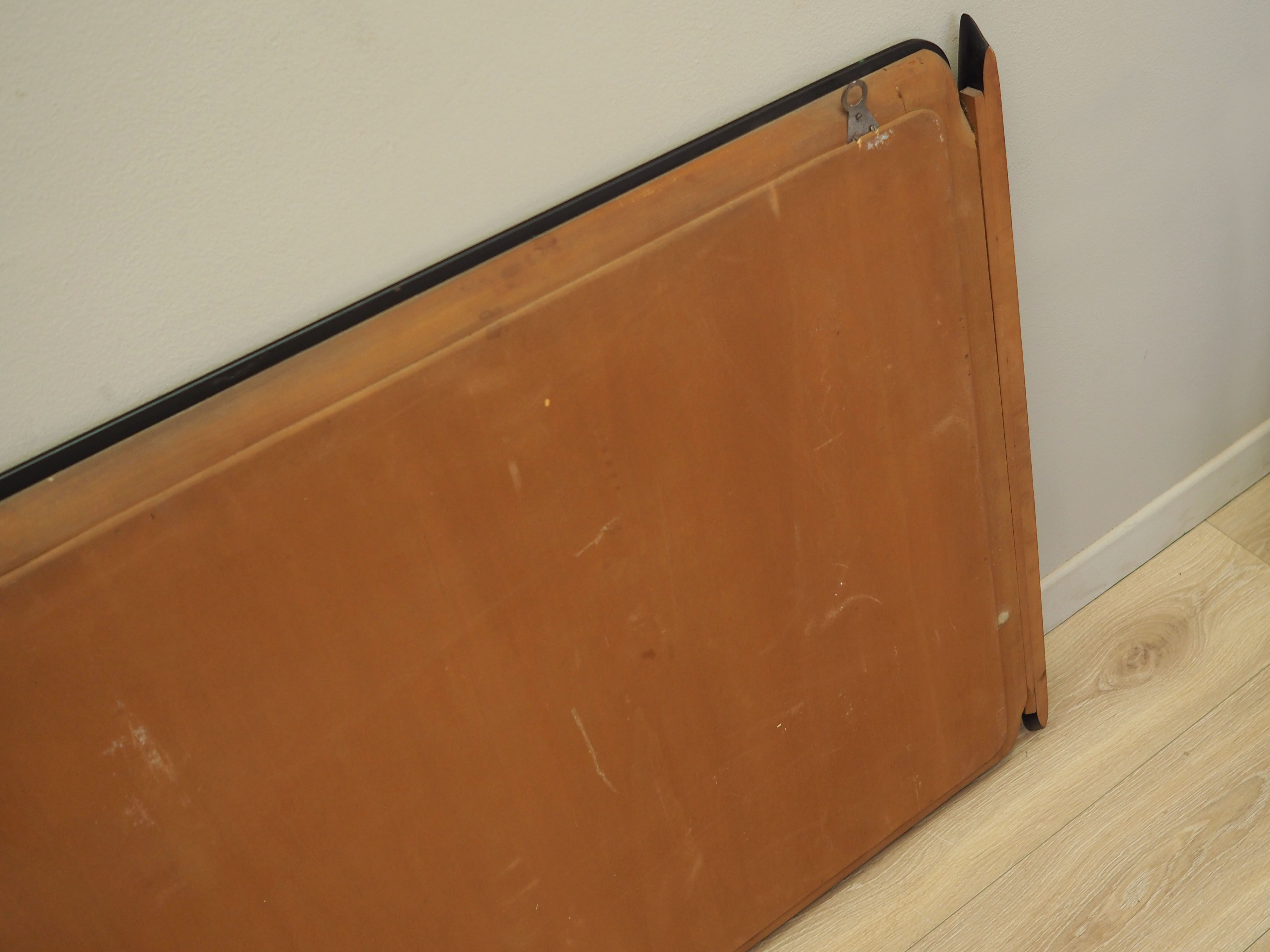 Spiegel mit Mahagonirahmen 1970er Jahre