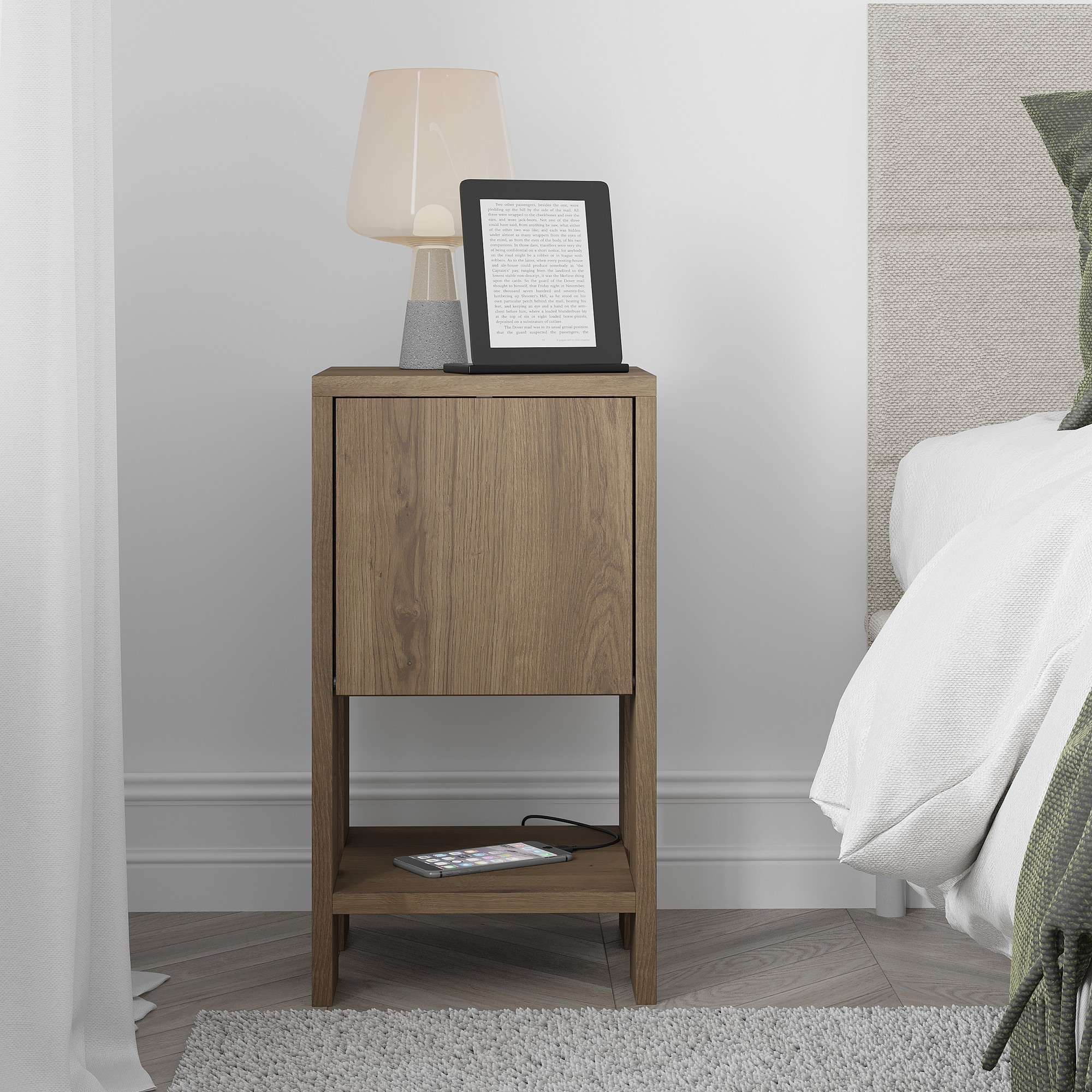 Ema Nightstand Brown