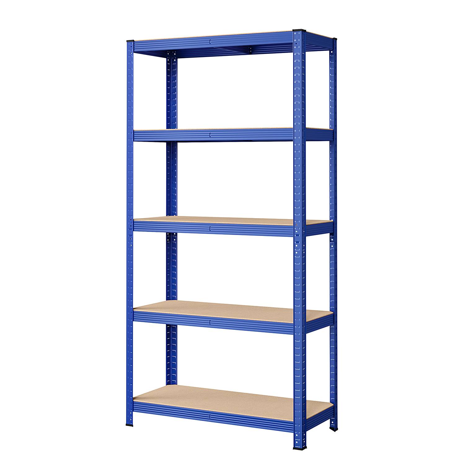 Heavy-duty shelving Hastal steel blue