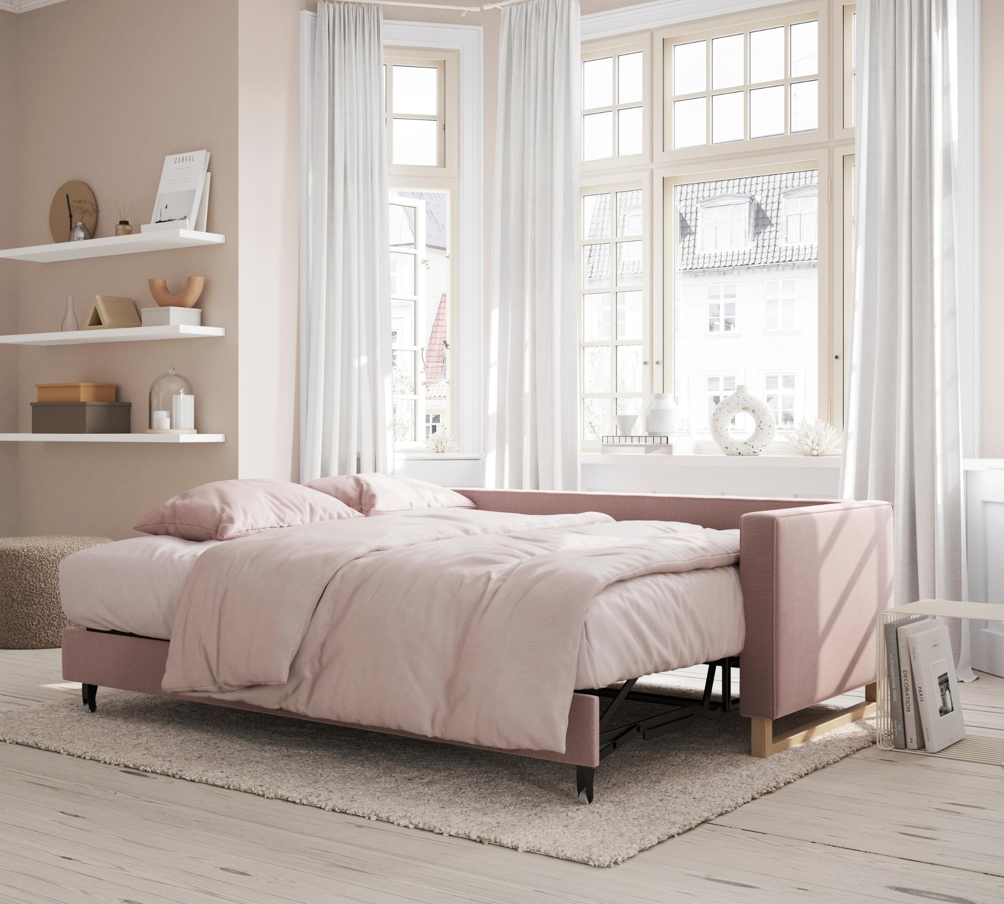 Madison 3-Sitzer Schlafsofa Rose