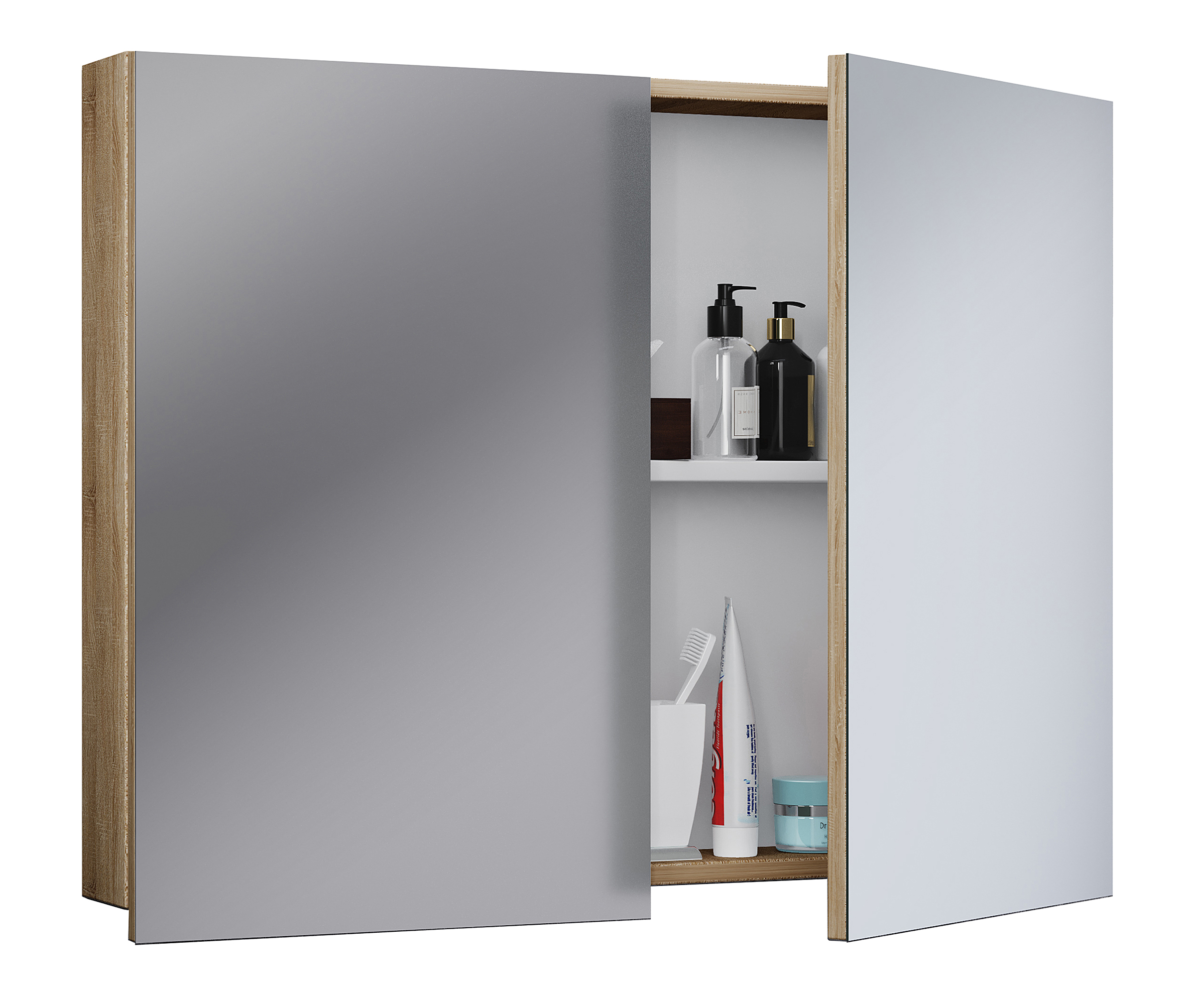 VCB 1 Mirror Cabinet Sonoma Oak Decor 60 cm