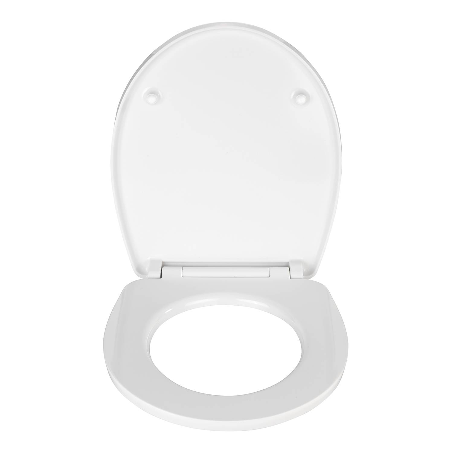 Premium WC-Sitz Frog News Edelstahl / Duroplas Weiß