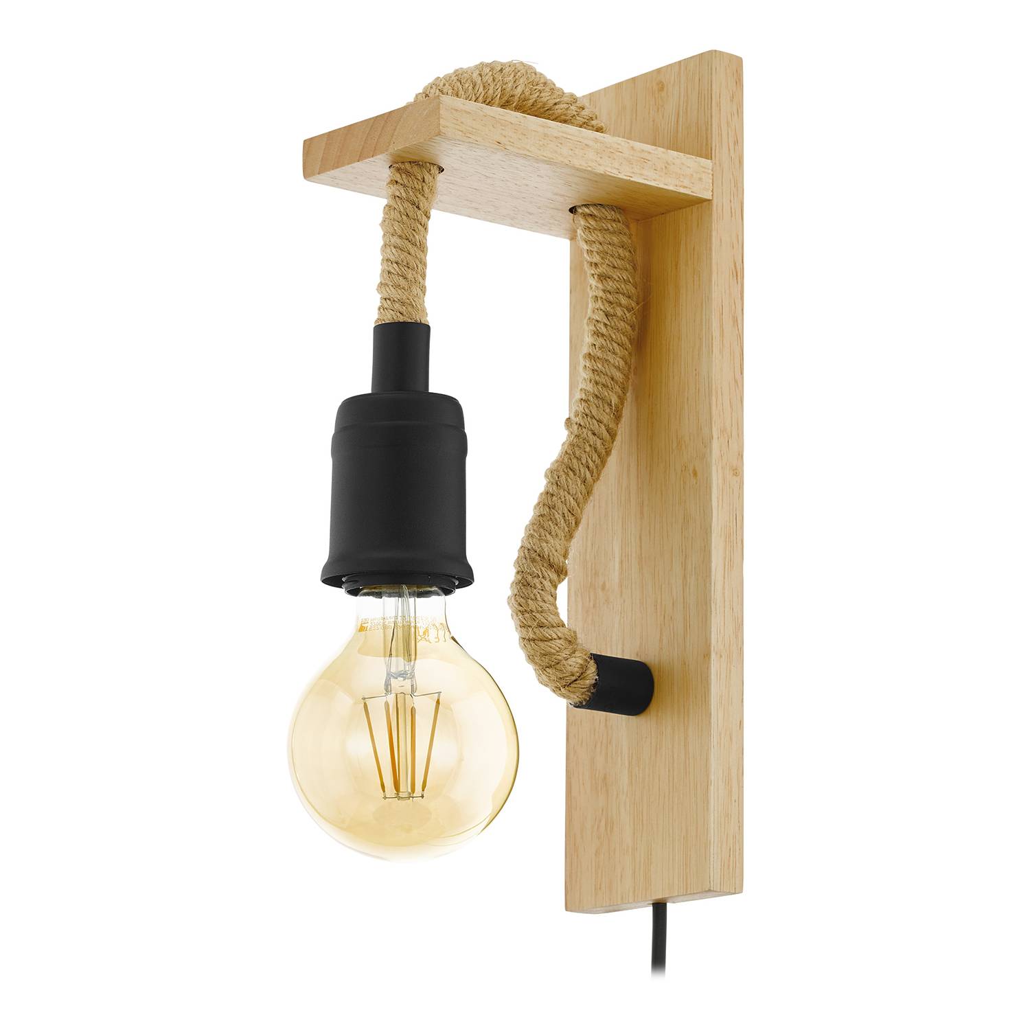 Wandleuchte Rampside 1-Flammig Braun